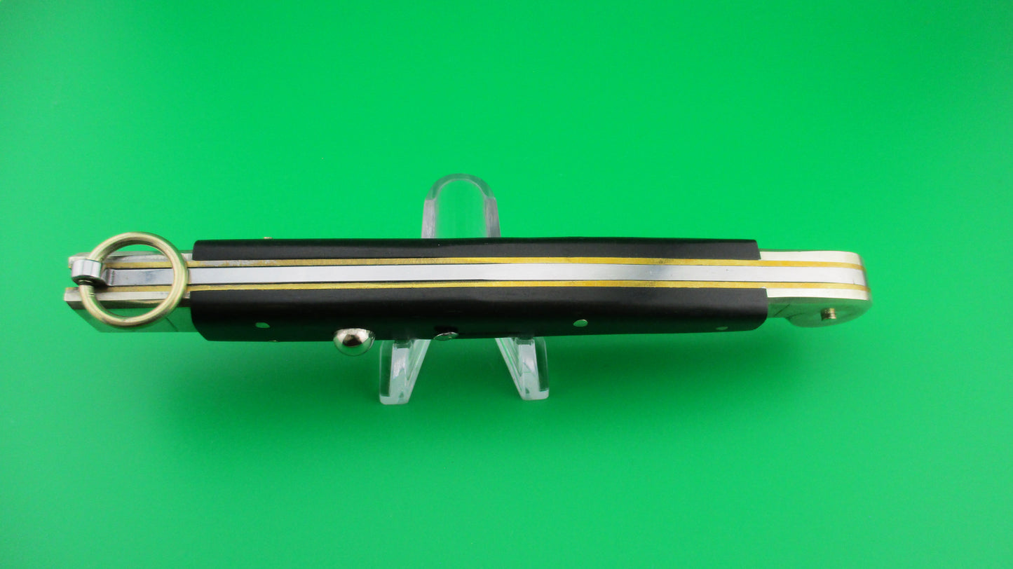 AGA CAMPOLIN 30cm Sicilian Ring Pull Ebony automatic knife 2013