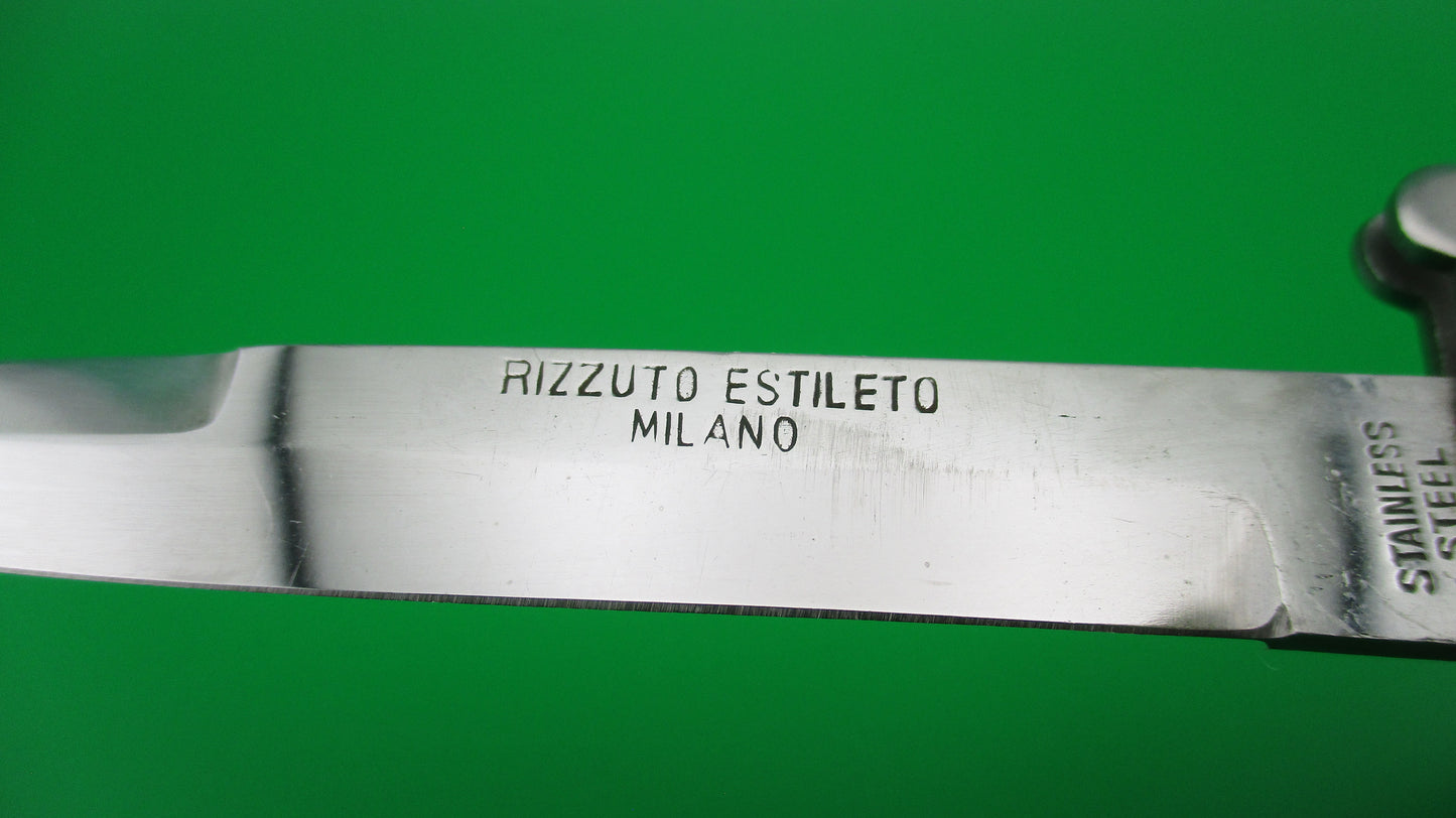 Rizzuto Style STAINLESS STEEL 22cm Japanese Swing Guard automatic knife
