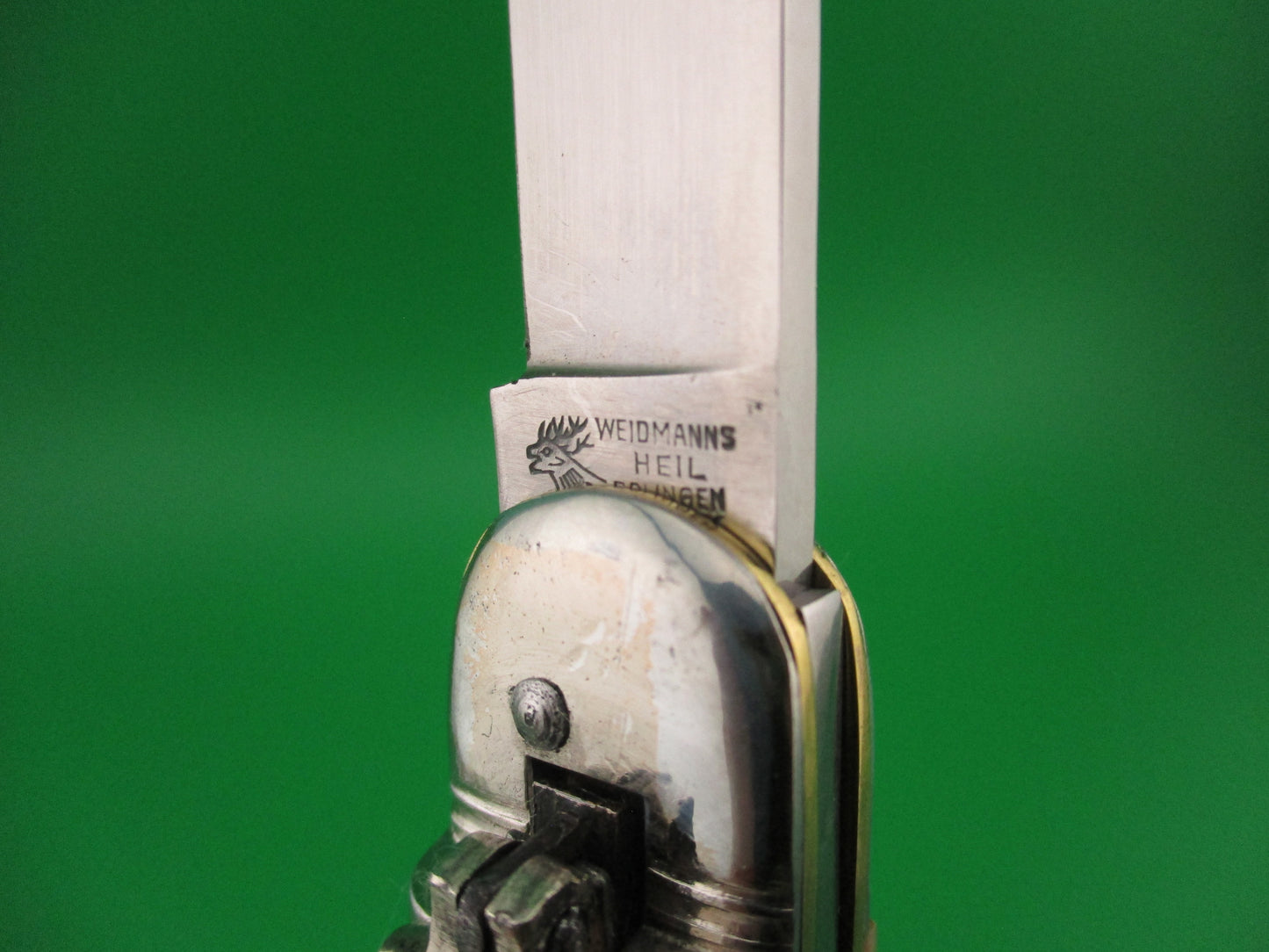 Weidmanns Heil SOLINGEN GERMANY 11cm German Lever Bone SPRINGER automatic
