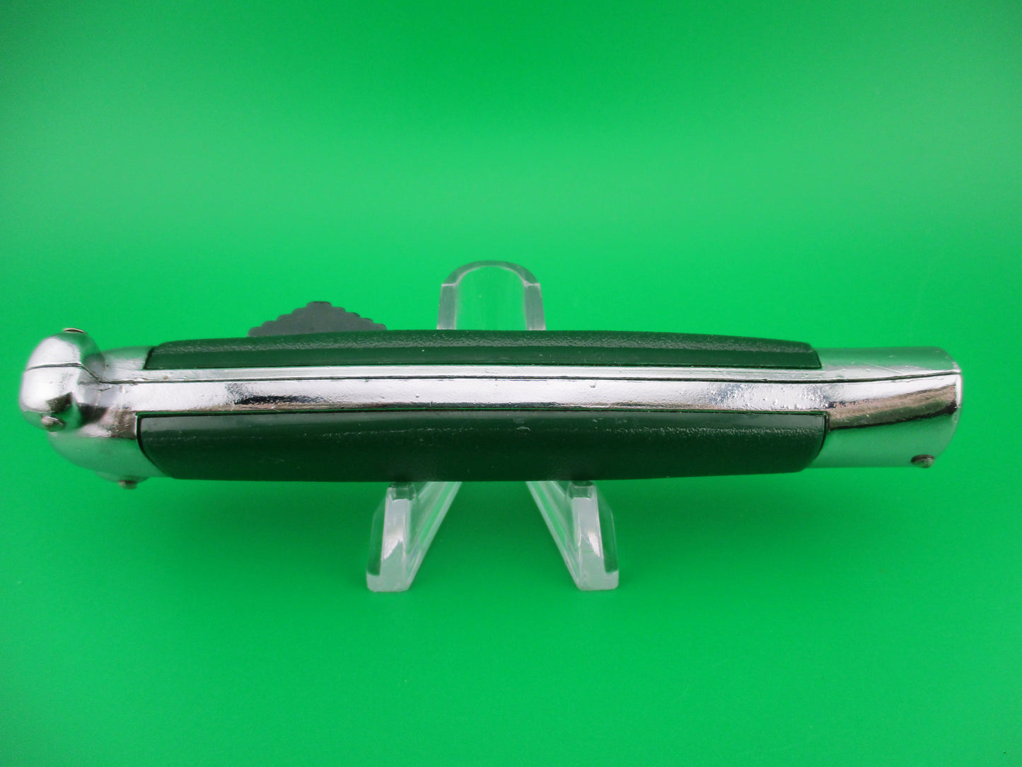 z Rare GREEN SUPER AUTOMATIC vintage OTF da STAINLESS STEEL