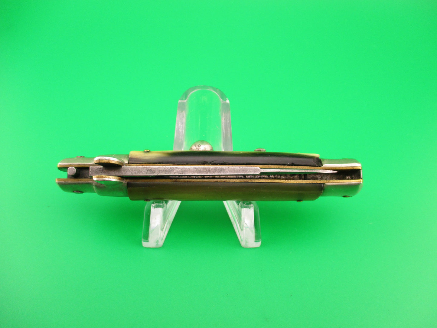 INTER ITALY 16cm Italian Picklock 1950s Vintage automatic knife light horn