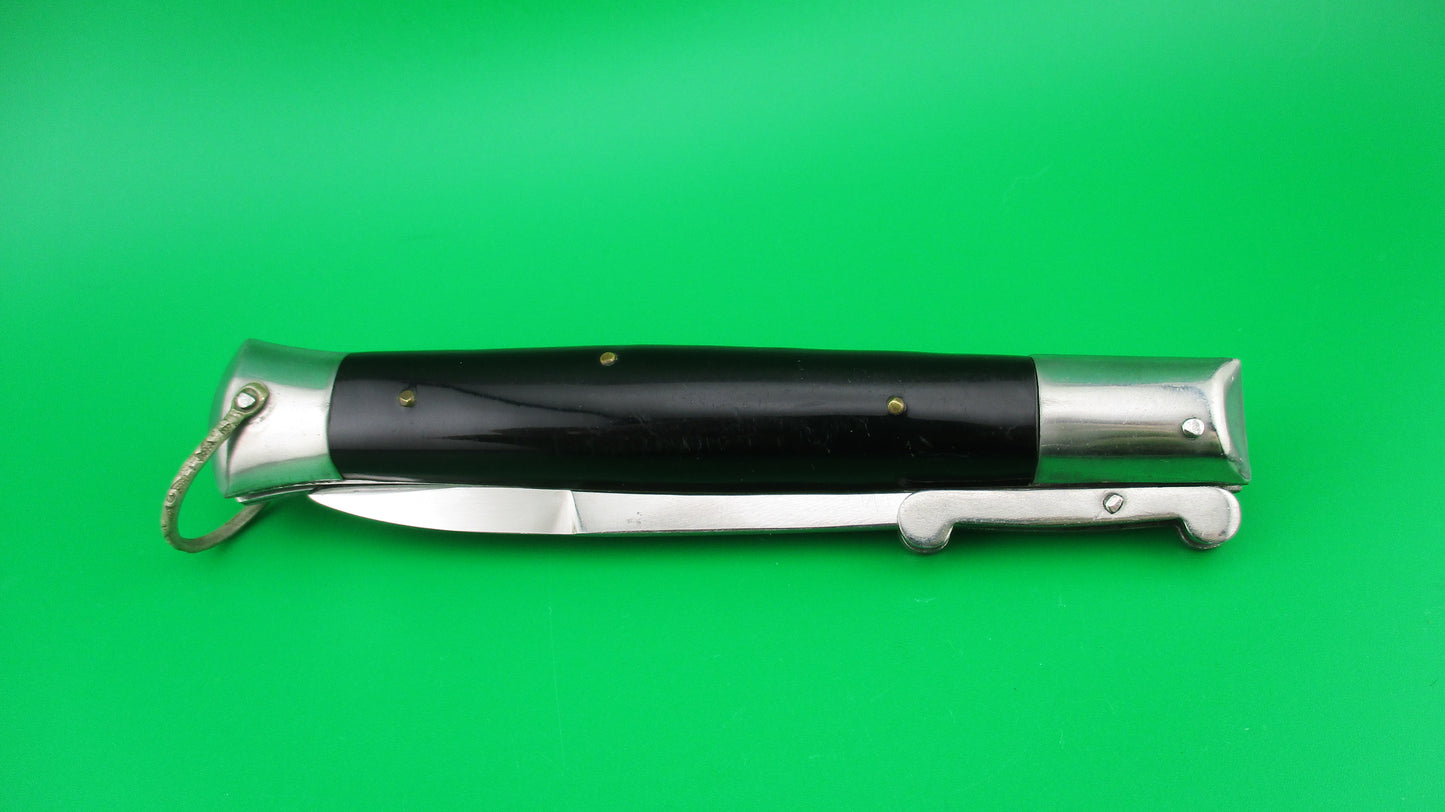 Rizzuto Style STAINLESS STEEL 22cm Japanese Swing Guard automatic knife