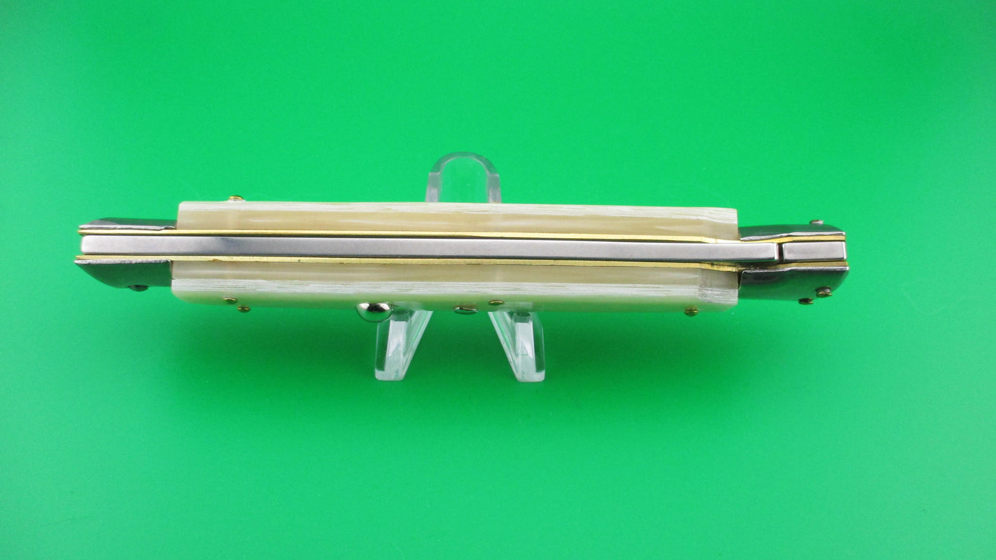 FRANK B ITALY 28cm Italian Swing guard MOP Pearl automatic knife