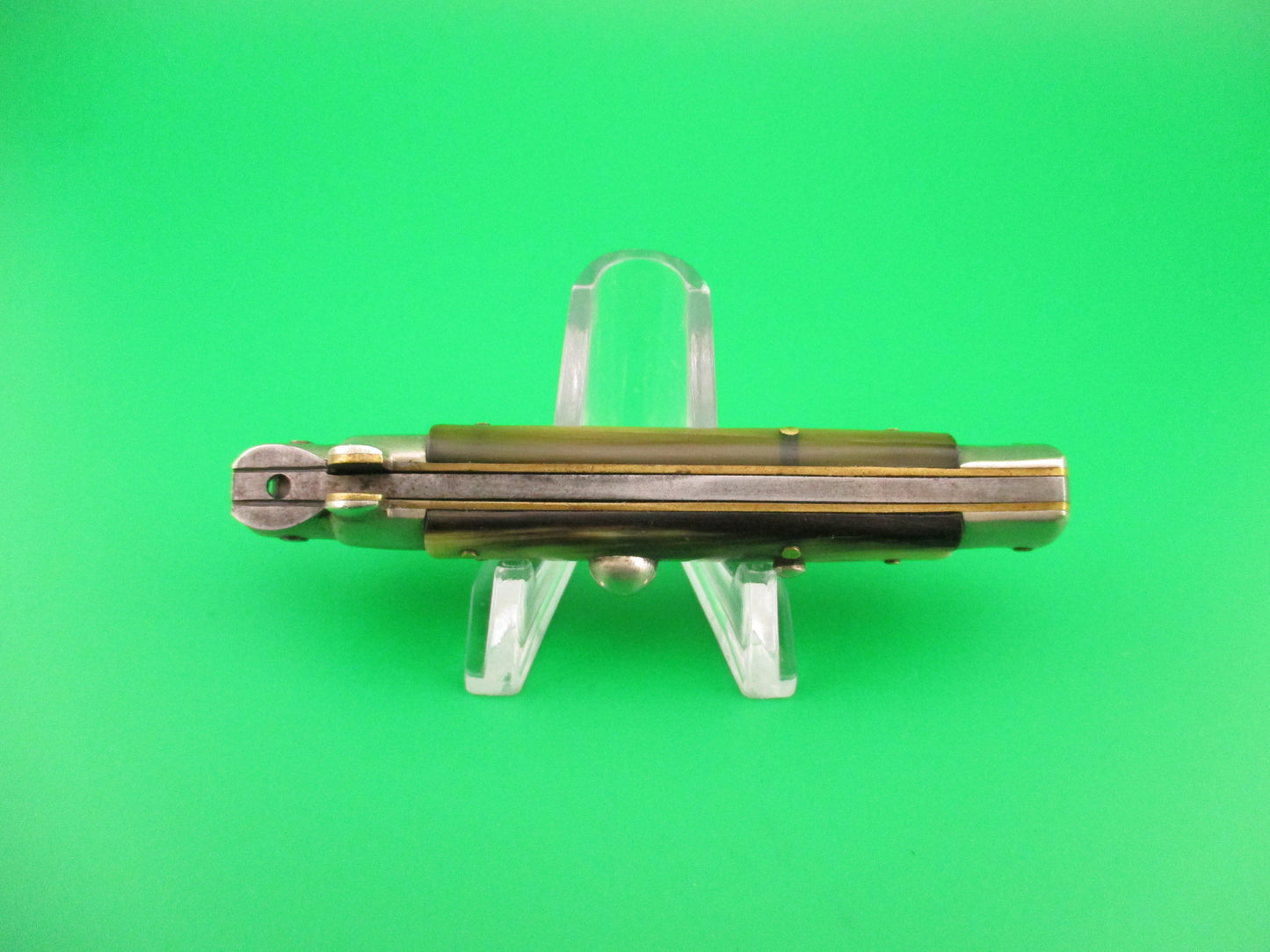 INTER ITALY 16cm Italian Picklock 1950s Vintage automatic knife light horn