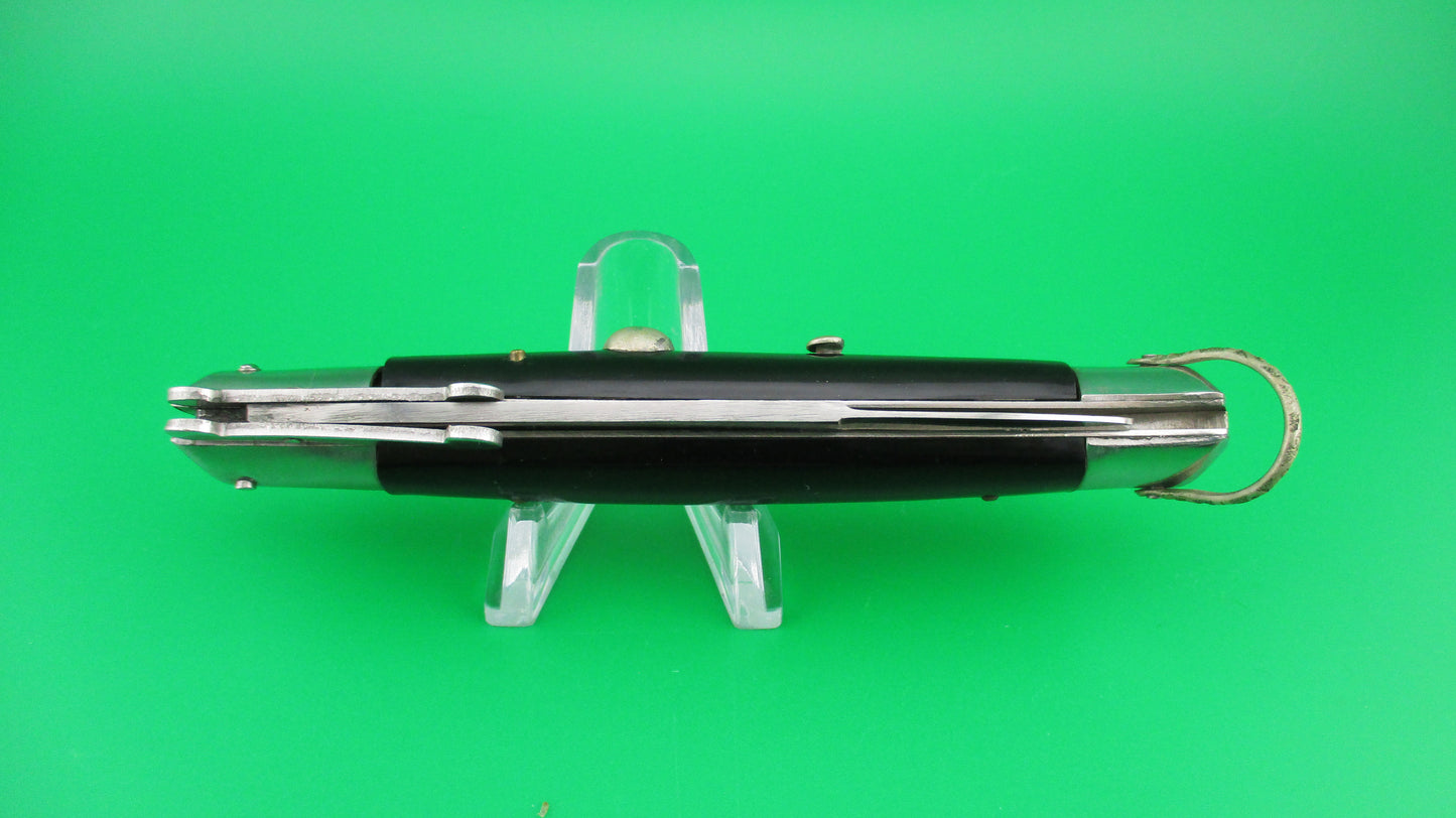 Rizzuto Style STAINLESS STEEL 22cm Japanese Swing Guard automatic knife