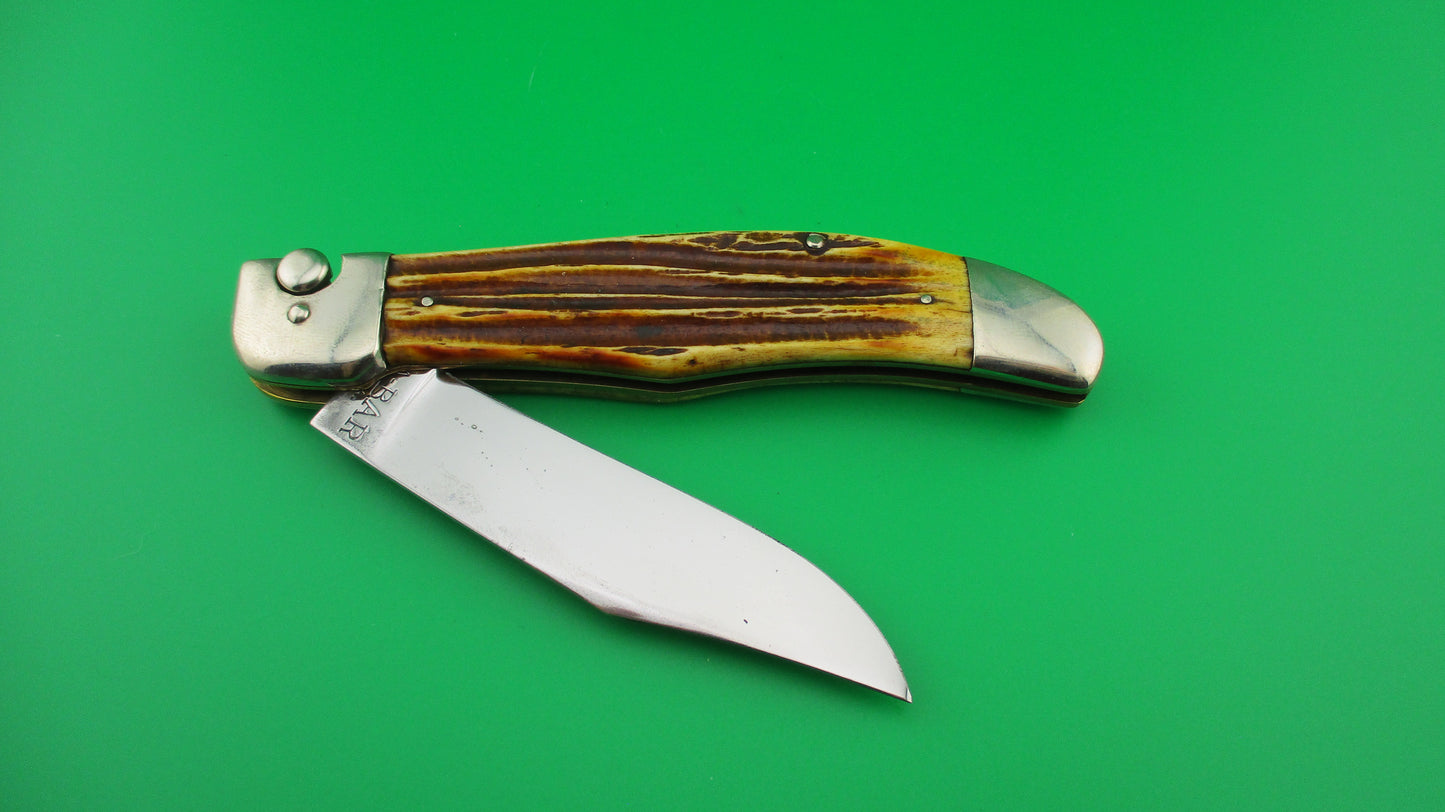 z KABAR USA Medium (Baby) GRIZZLY Winterbottom Stag Automatic knife vintage