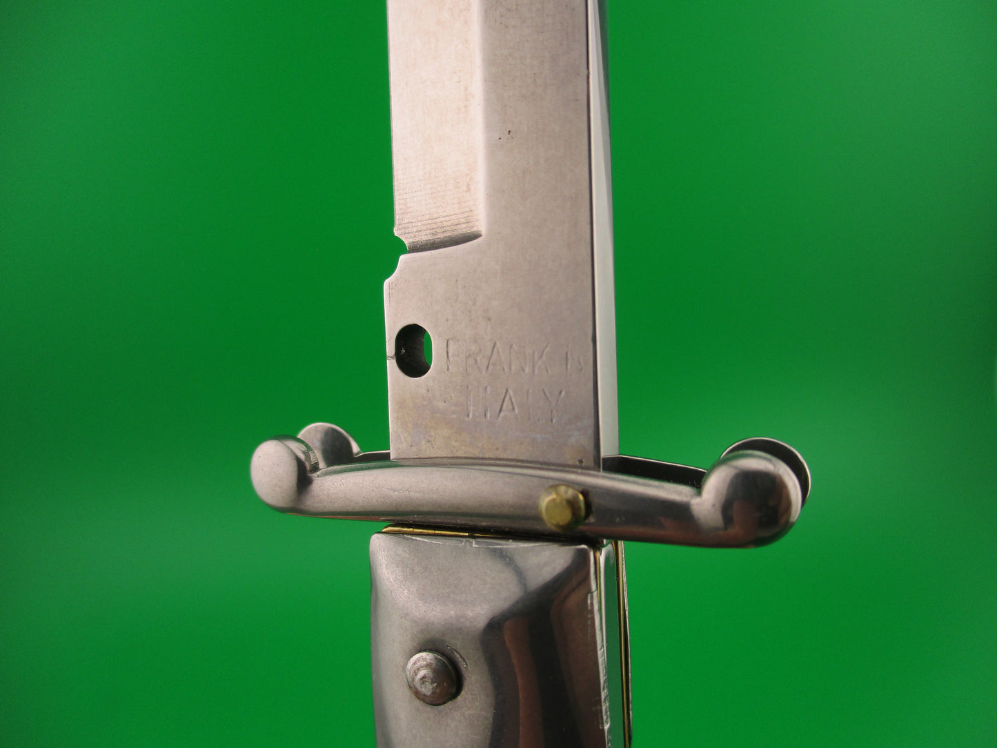 FRANK B ITALY 28cm Italian Swing Guard Brazilian horn automatic knife
