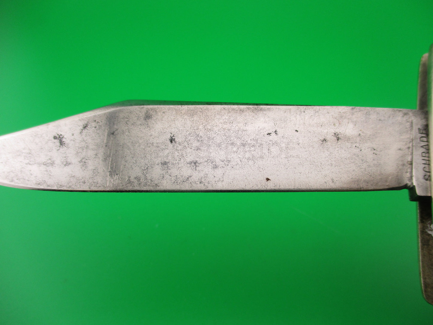 Schrade Cut Co Hunters Pride ETCHED # G1544 3/4 STG Folding guard switchblade knife