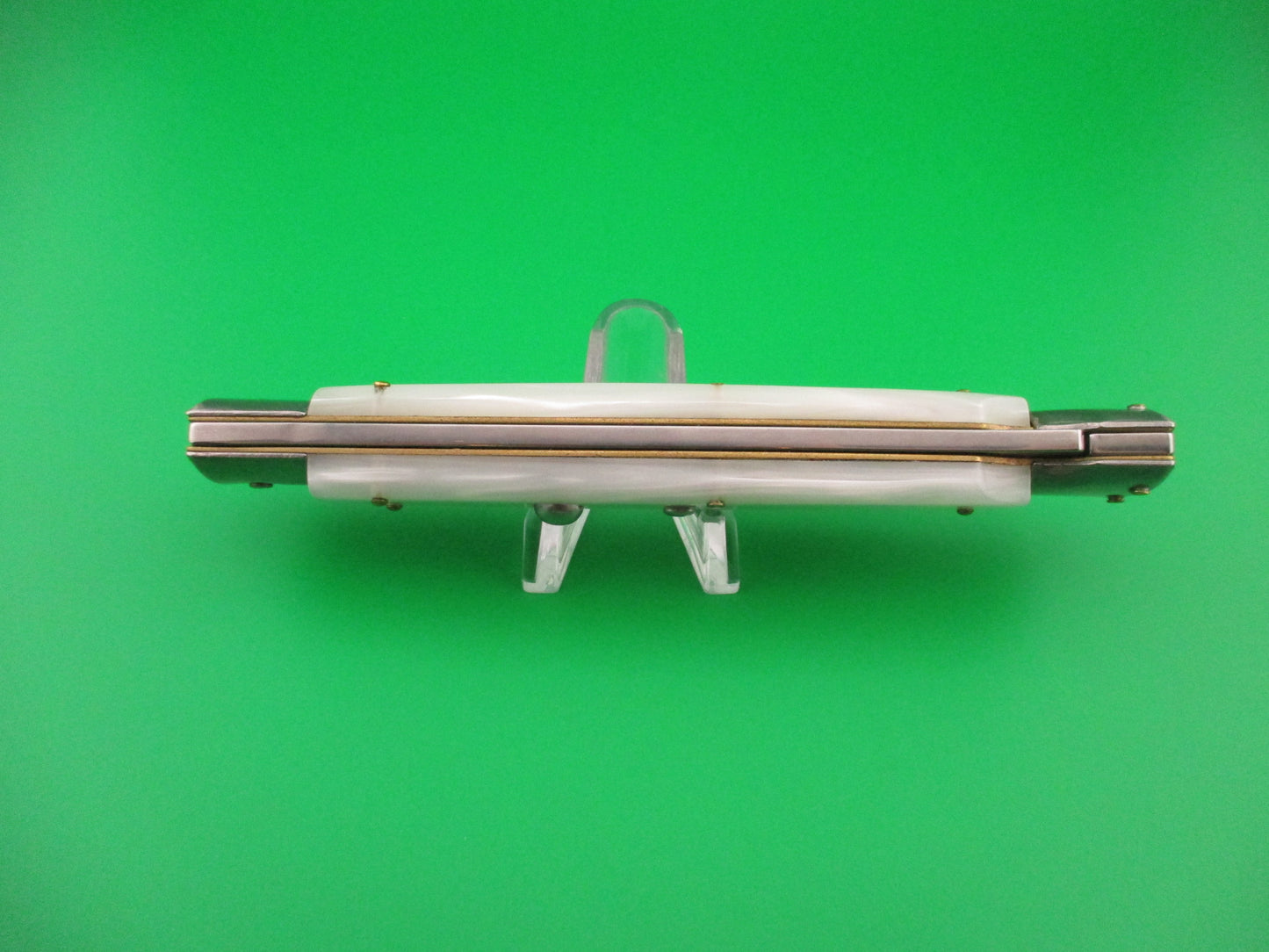 FRANK B ITALY 28cm Italian Swing Guard Dagger Pearlex automatic knife