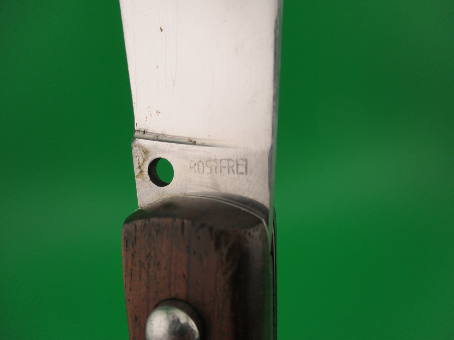 ROSTFREI 22cm Italian Catalana Wood handled vintage automatic knife