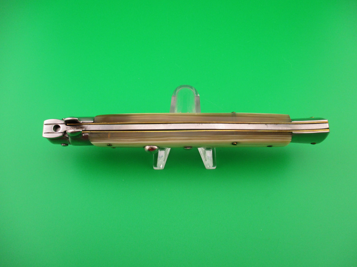 STILETTO ITALY 28cm Italian Stiletto Kris Honey & Cream horn automatic knife