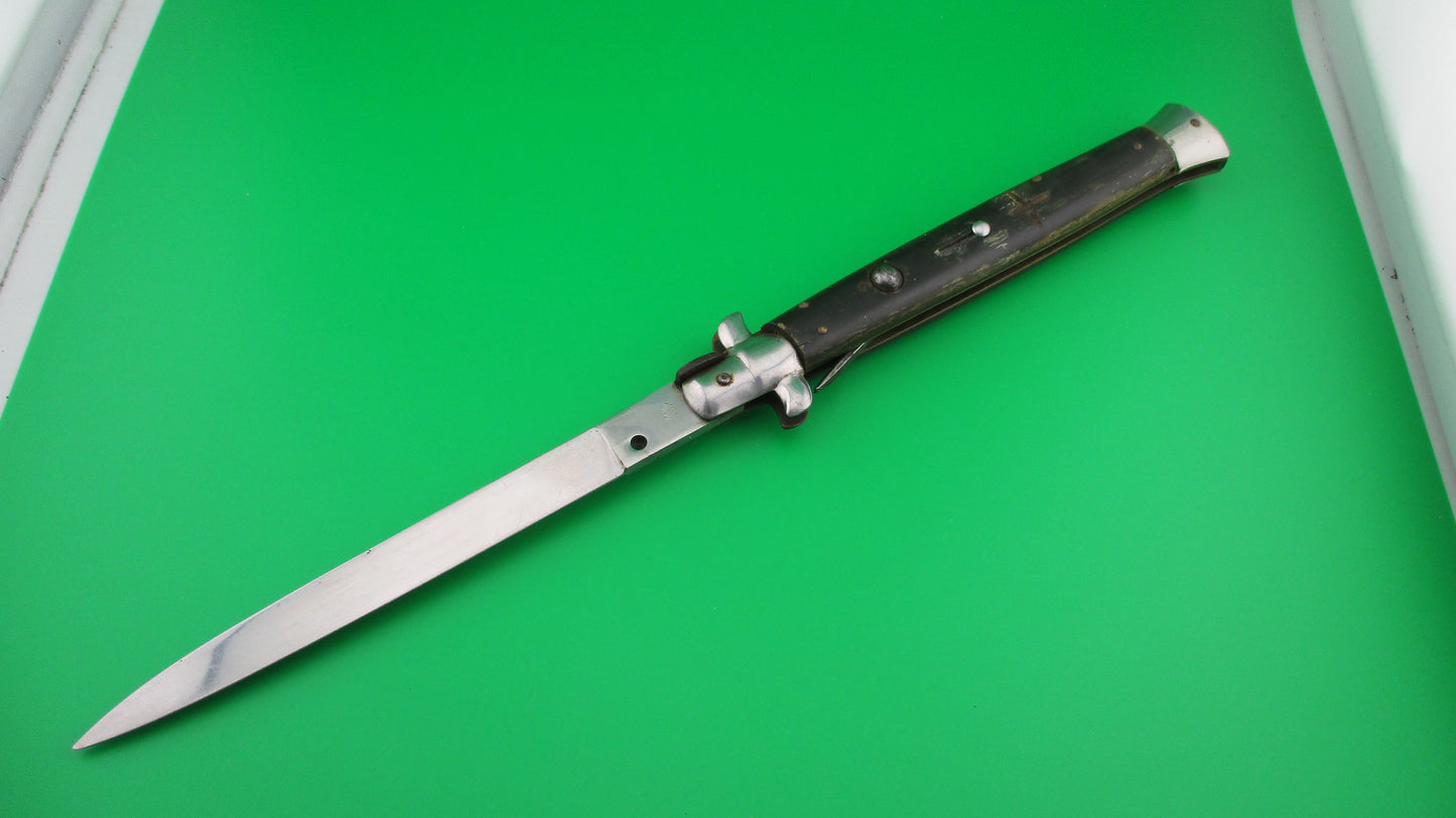 MP INOX 33cm Italian Stiletto Swivel bolster automatic knife
