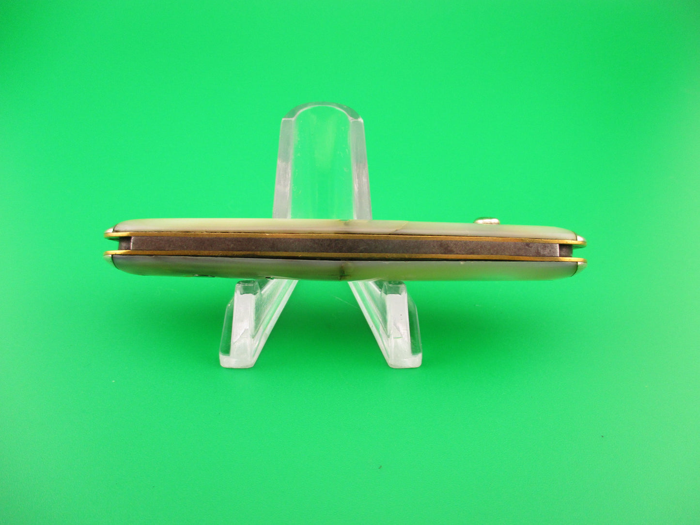 SHAPLEIGH HDW CO DE #S2P Medium double MOP tip bolster switchblade