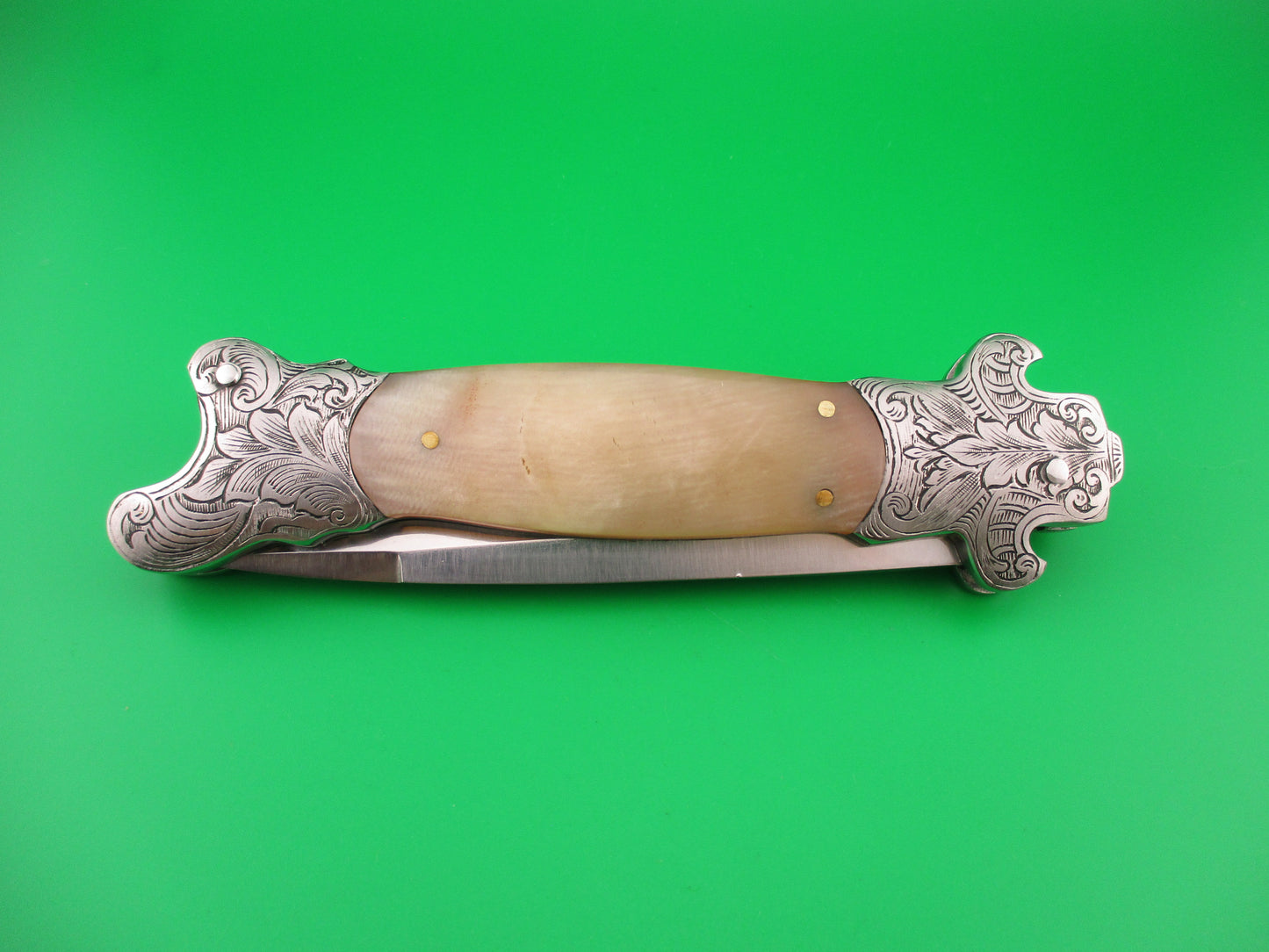 29cm Custom Reproduction of a 19th century European Automatic Oval button knife
