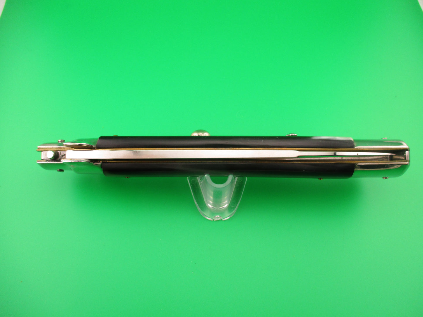 ROSTFREI ITALY 38cm Italian Stiletto Vintage 1980s horn automatic knife