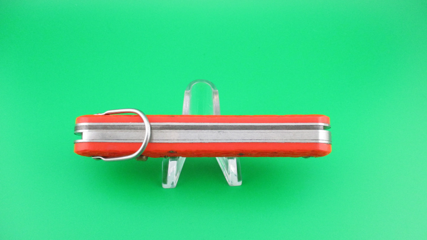 z CAMILLUS vintage MC1 Orange paratrooper automatic knife with hook blade