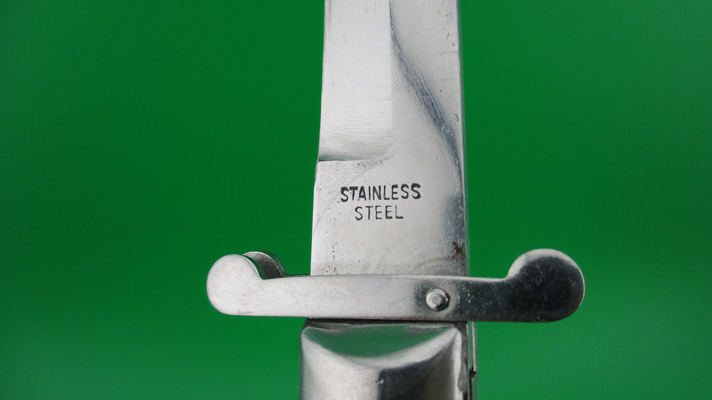 z Rizzuto Estileto Milano 27cm Japanese Swing guard White vintage automatic knife