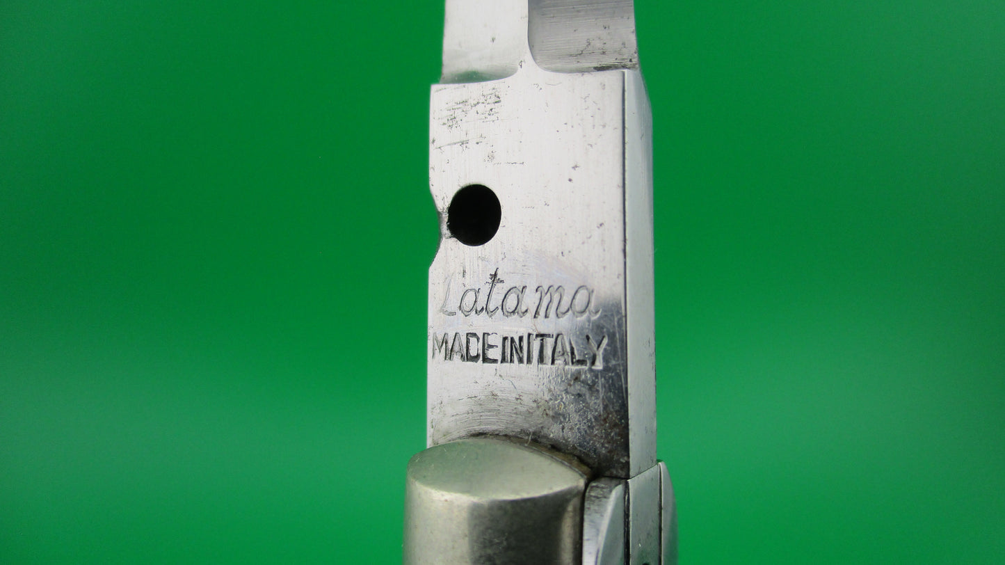 Latama MADE IN ITALY 20cm Italian Picklock Dagger blade 1950s vintage automatic knife