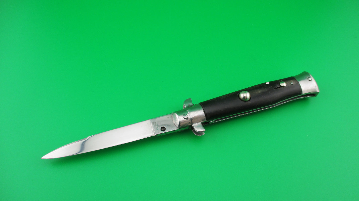 INOX 18cm Italian Stiletto Sparrow Wing Wasp Body Vintage automatic BOBC knife