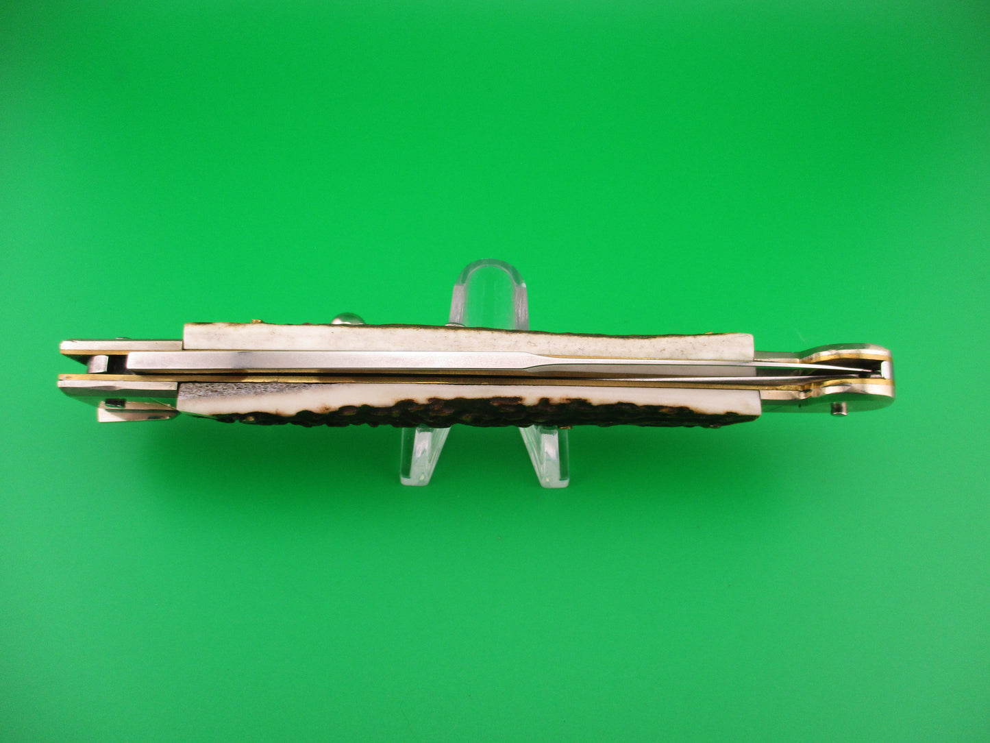 AGA CAMPOLIN 30cm Italian Sicilian Stag Picklock automatic knife