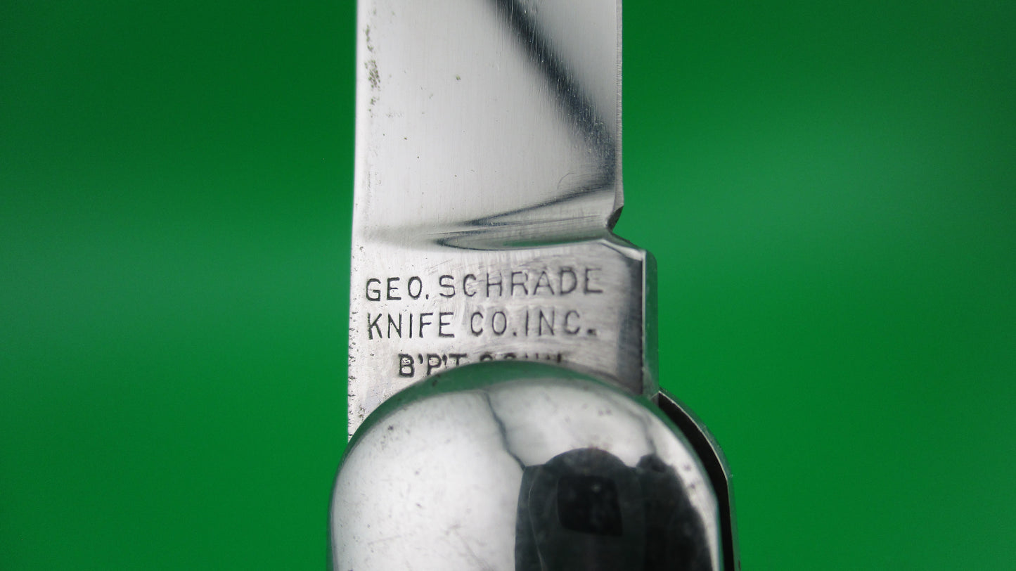 PRESTO M2 Geo Schrade Knife Co Military paratrooper black switchblade knife