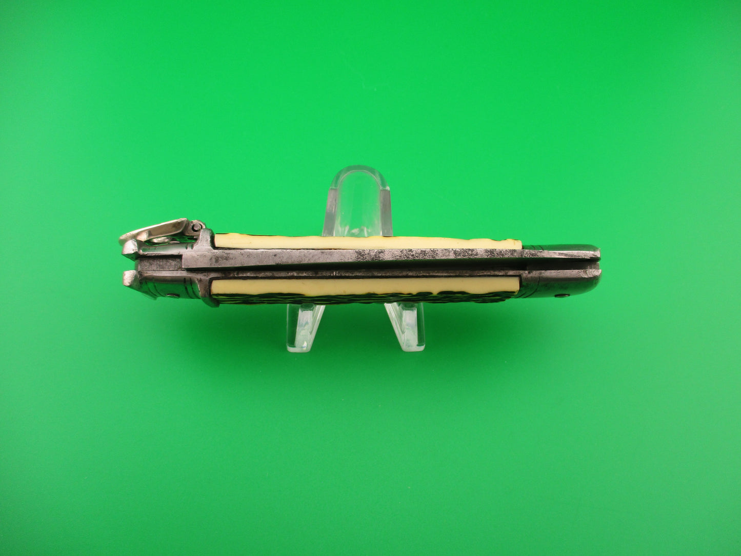 A CENTAZZO MANIAGO 20cm Italian Shell puller Imitation stag vintage automatic knife