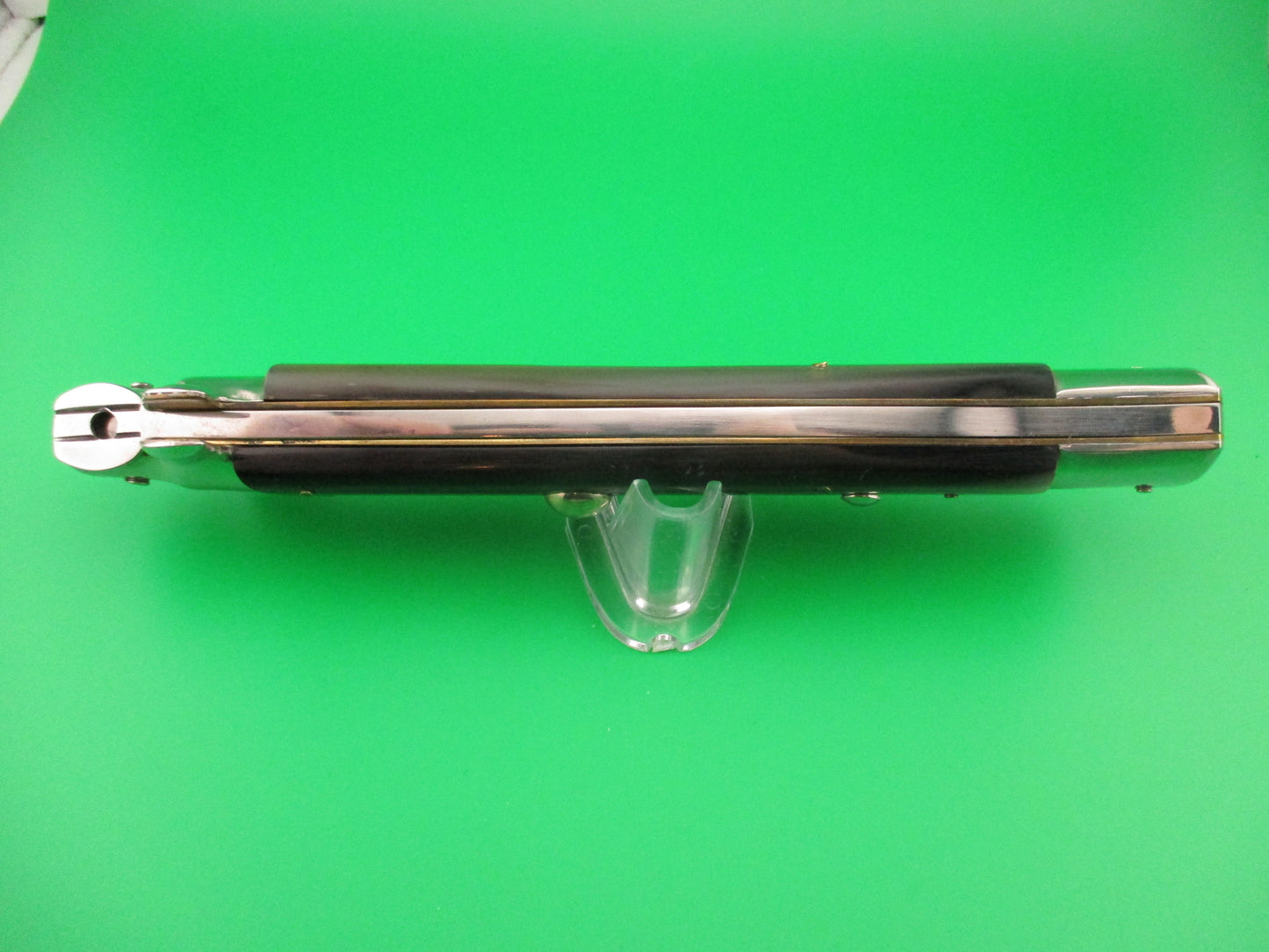ROSTFREI ITALY 38cm Italian Stiletto Vintage 1980s horn automatic knife