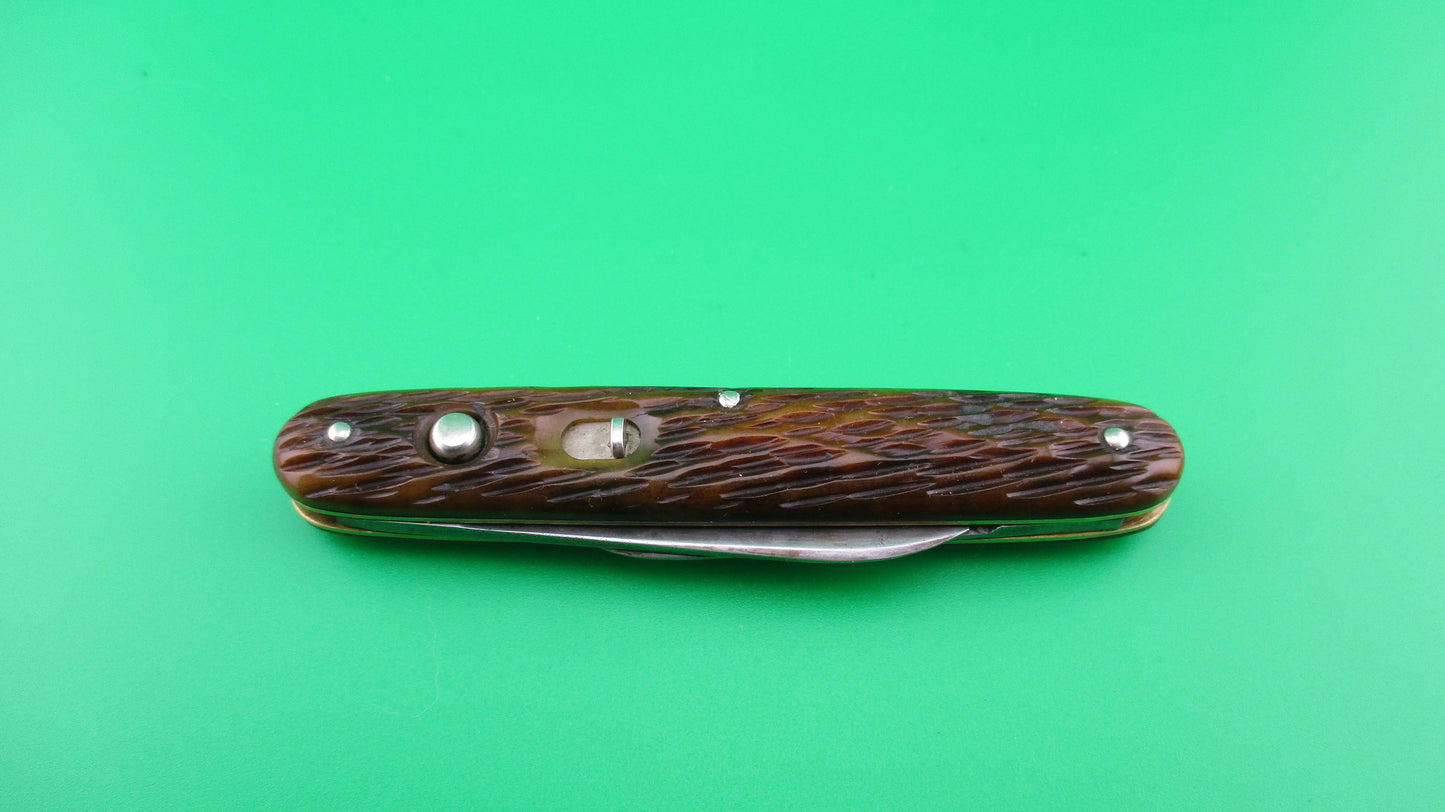 KEEN KUTTER medium Double Jigged Bone switchblade knife KS309