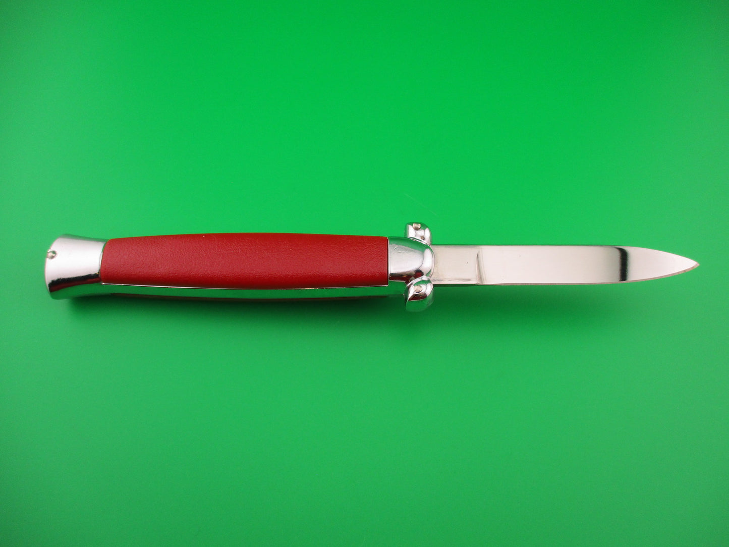 STAINLESS STEEL 21cm Super-automatic DA OTF Red switchblade knife