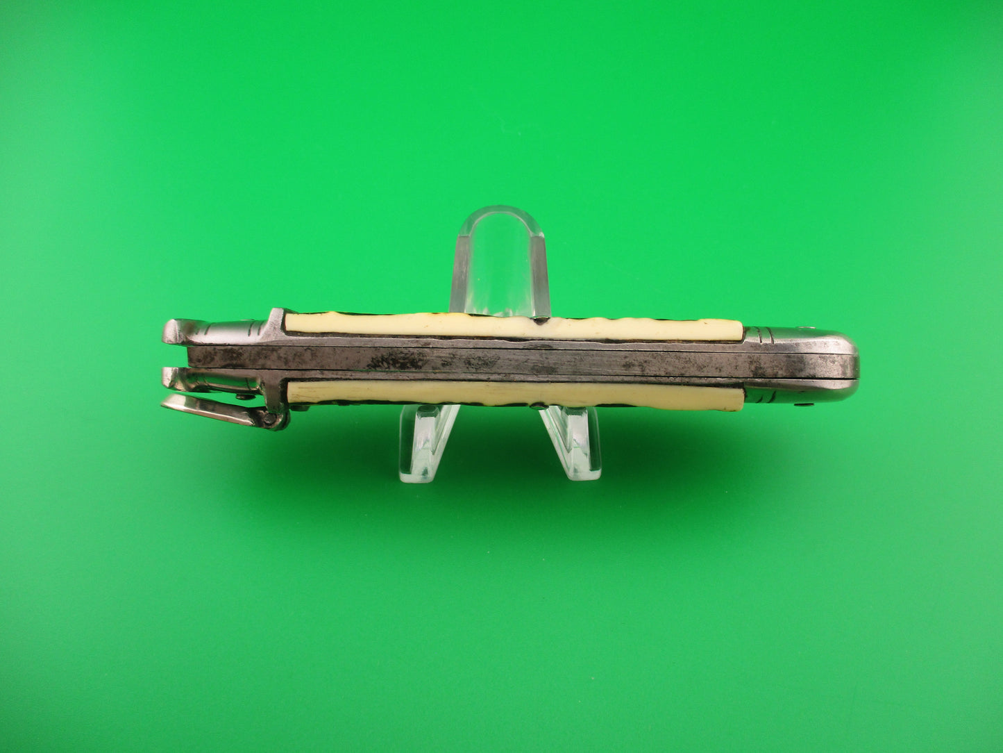 A CENTAZZO MANIAGO 20cm Italian Shell puller Imitation stag vintage automatic knife