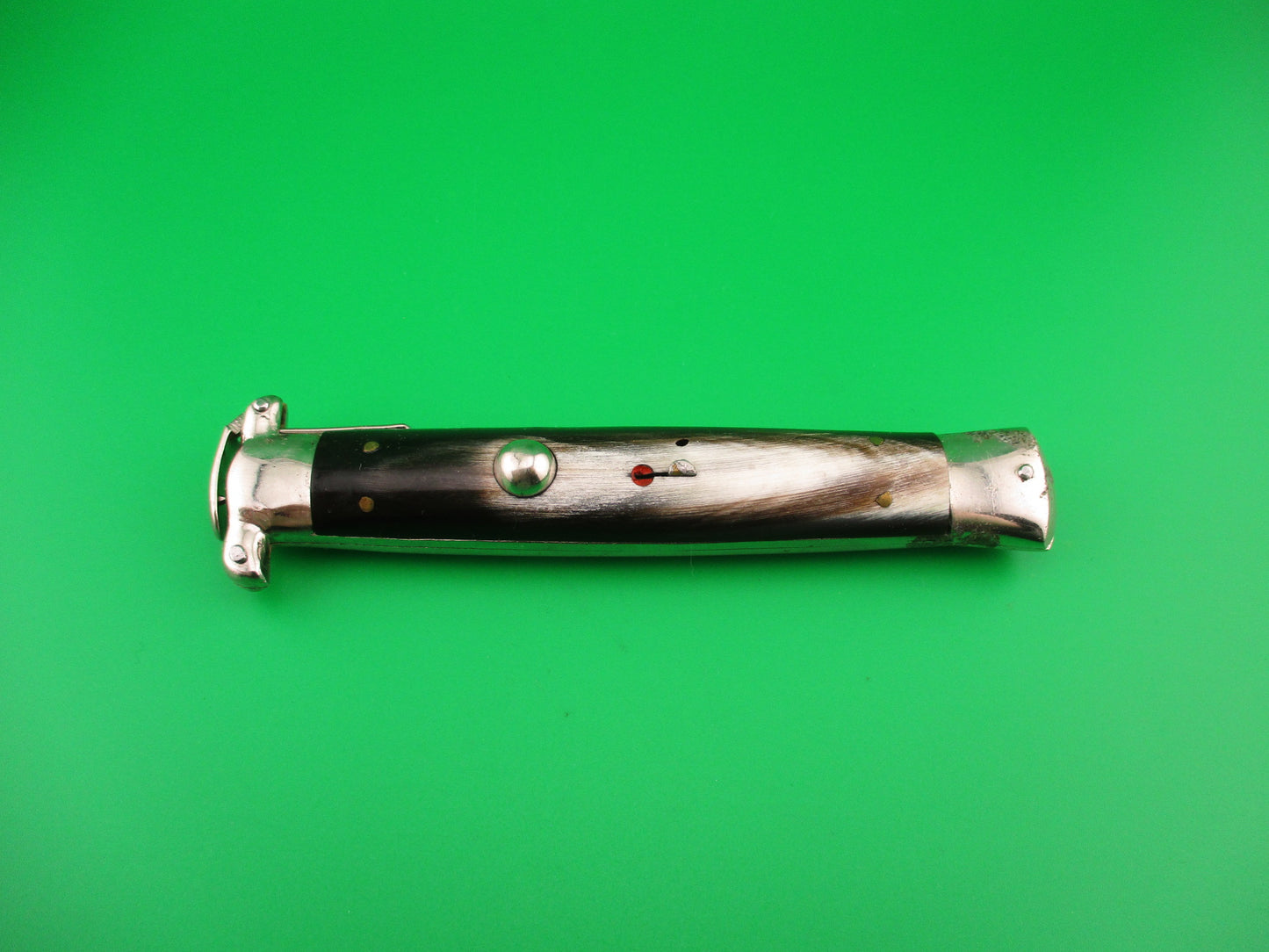 z C JUL HERBERTZ 21cm 1960s Italian Trapdoor OTF switchblade knife flawed