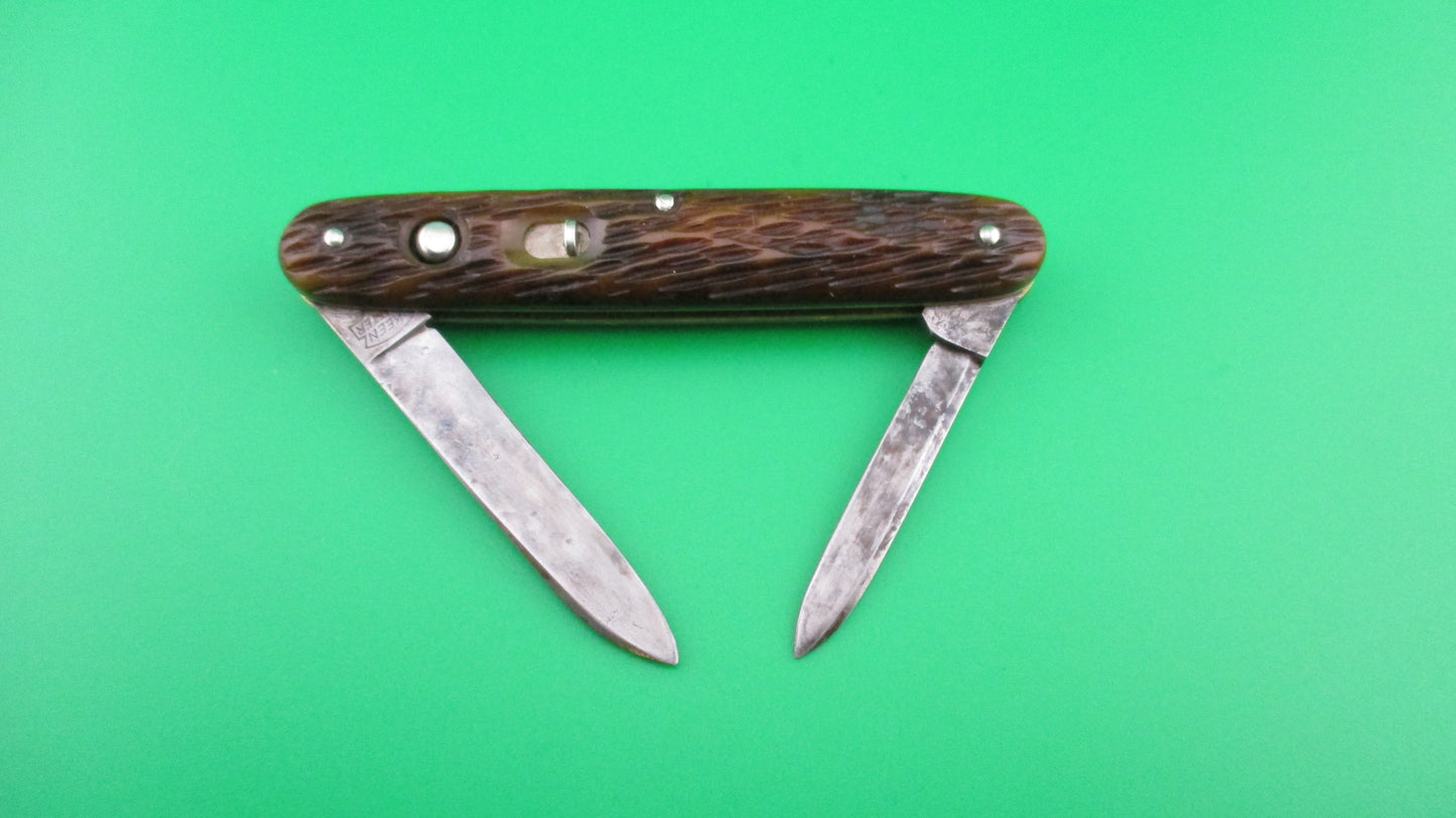 KEEN KUTTER medium Double Jigged Bone switchblade knife KS309