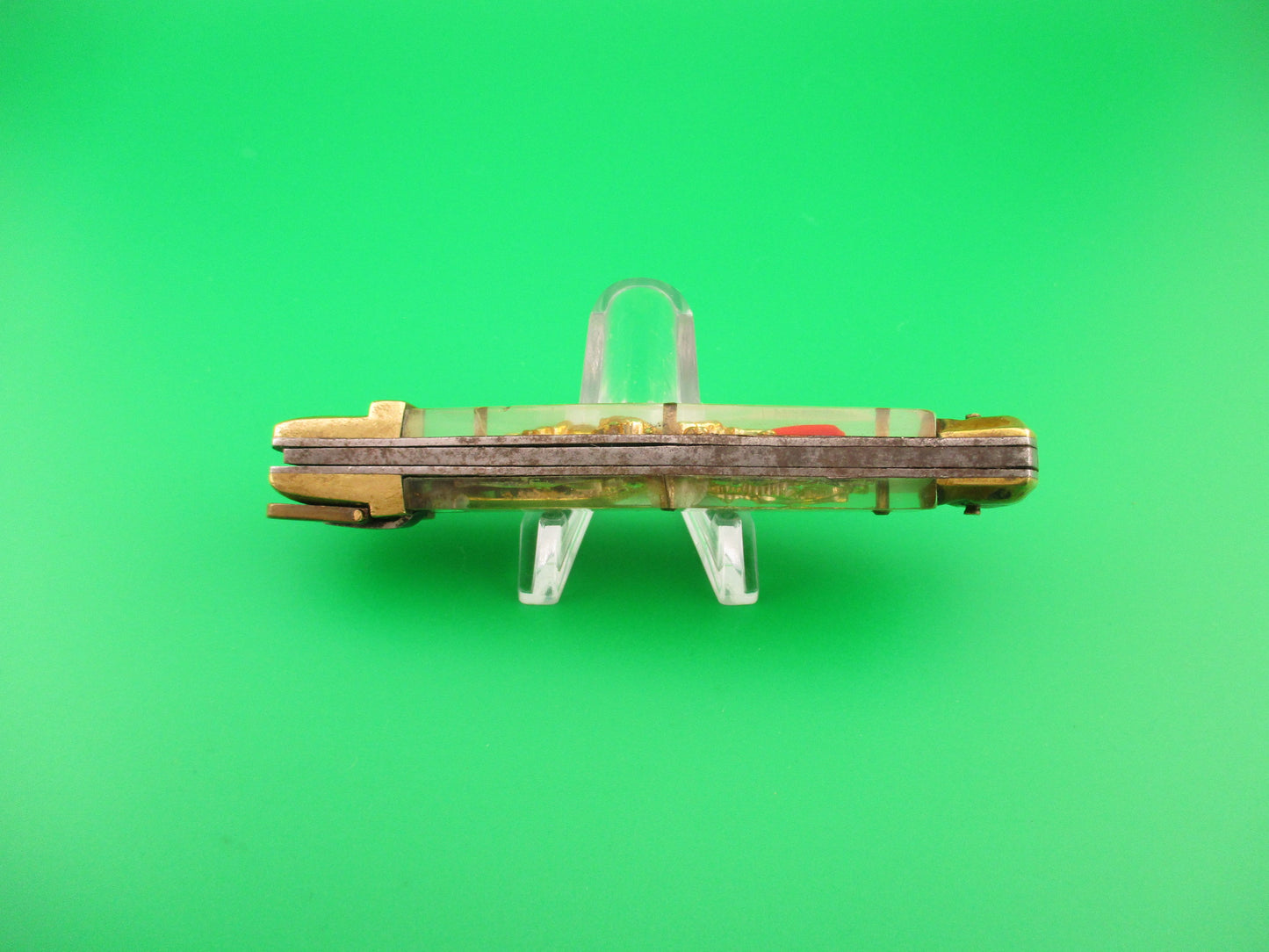 DRAGON STAINLESS STEEL 84 18cm Japanese Lever Bullfighter cream automatic knife