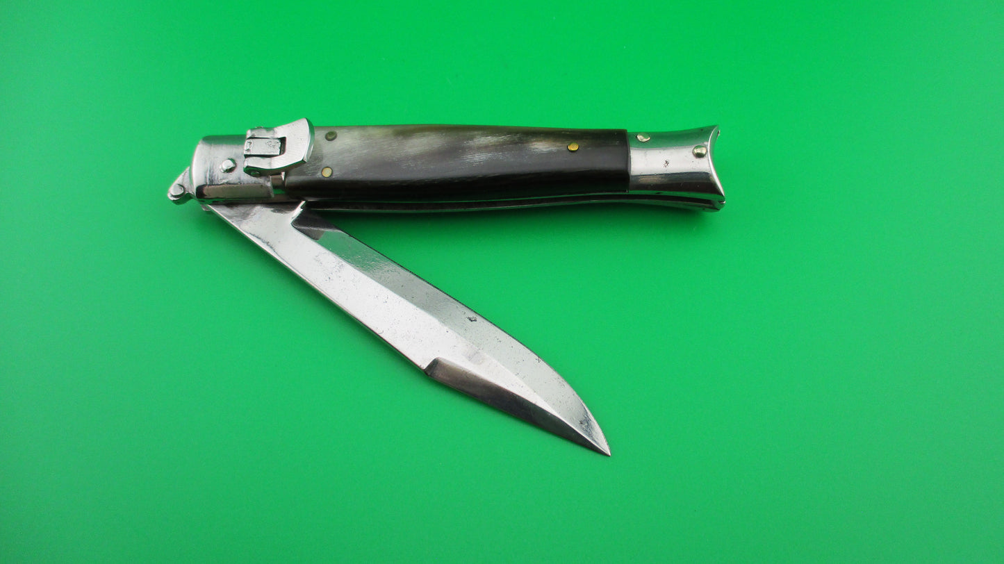 EIG 19cm Italian Fishtail Lever automatic knife