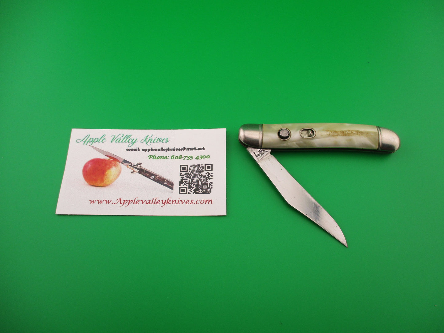 Hammer Brand Imperial Utility Jack Cracked Ice vintage Souvenir switchblade Washington, DC