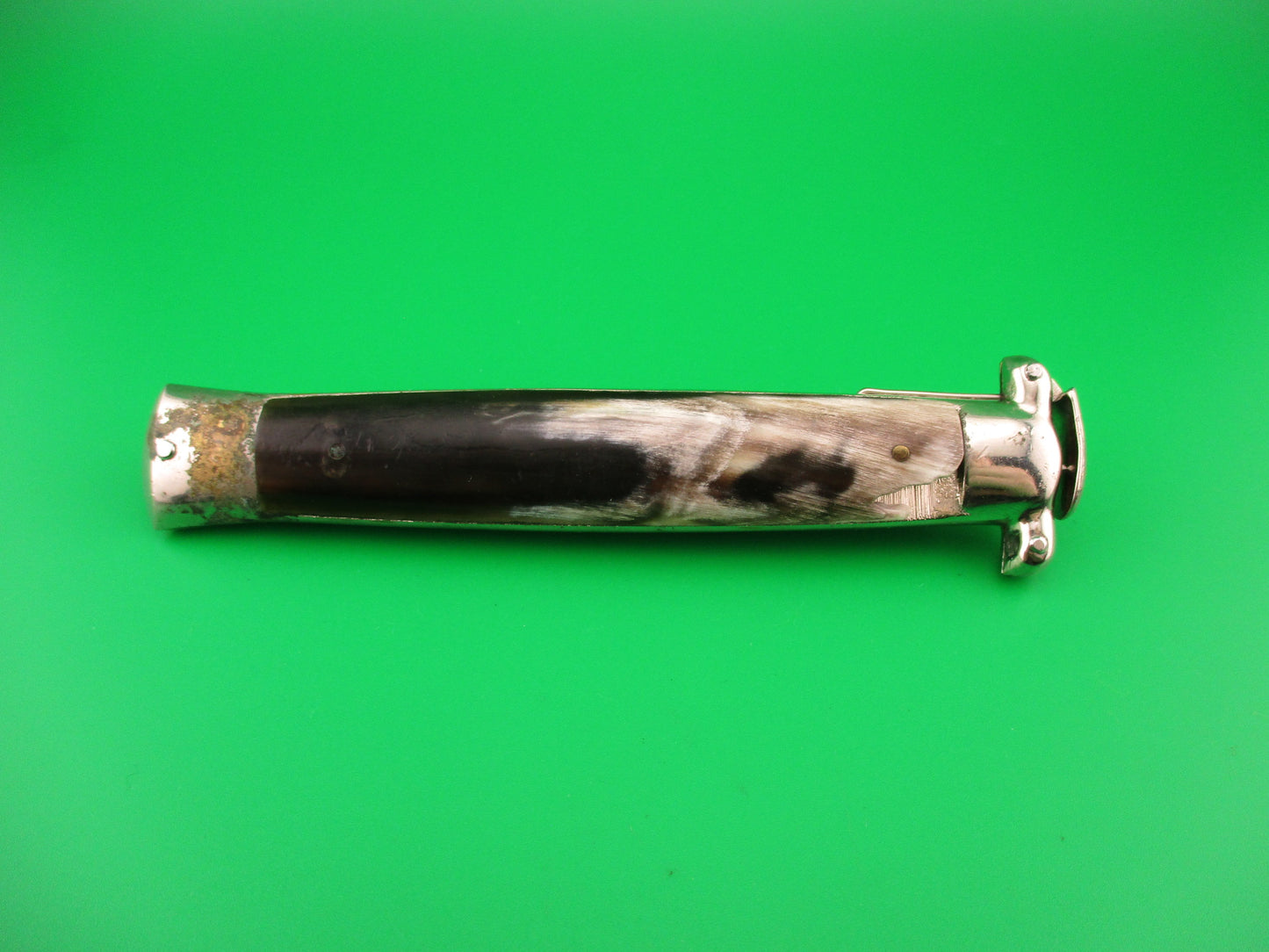 z C JUL HERBERTZ 21cm 1960s Italian Trapdoor OTF switchblade knife flawed