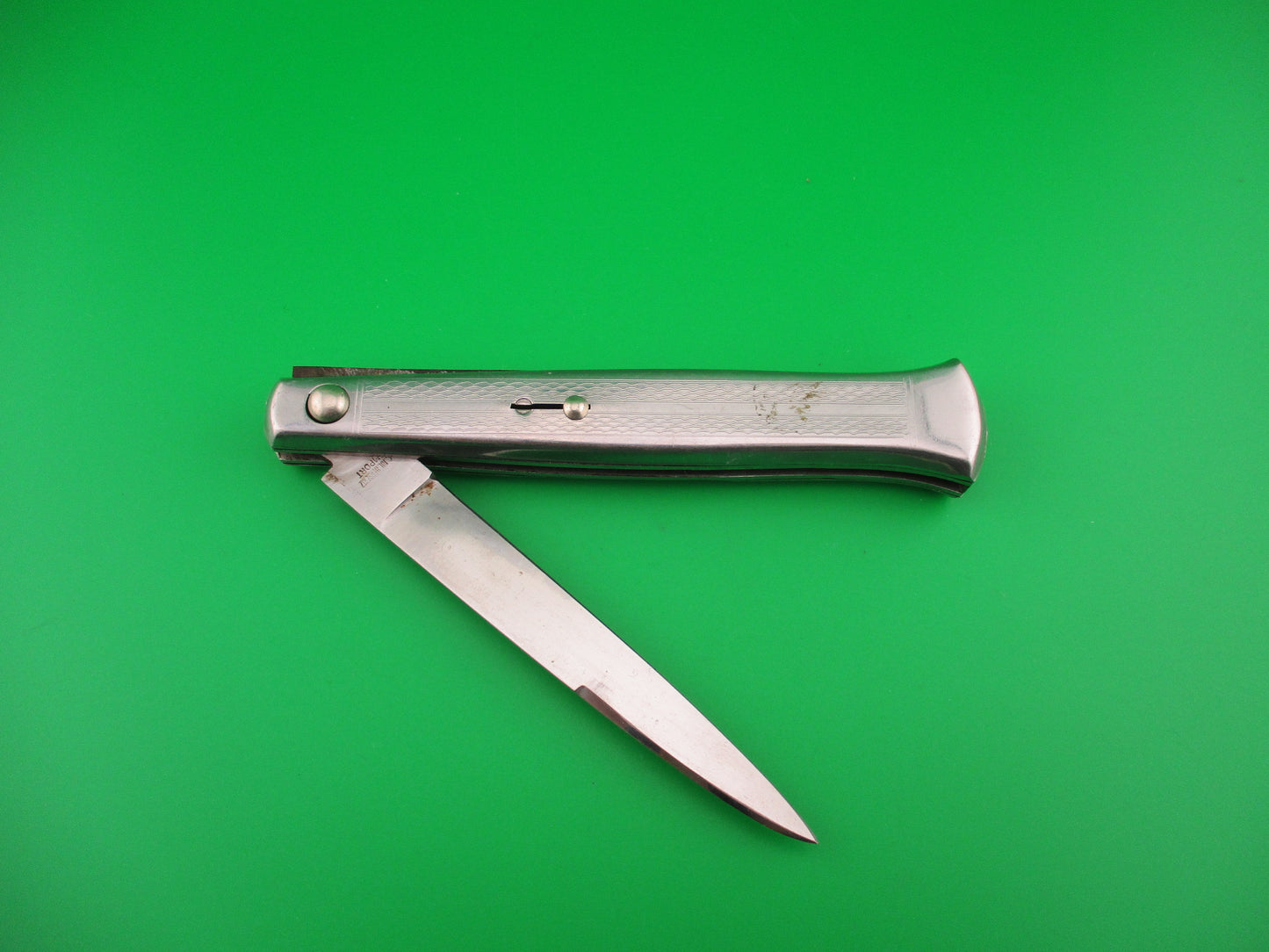 C JUL HERBERTZ PATENT IMPORT 22cm Italian fishtail all metal automatic knife