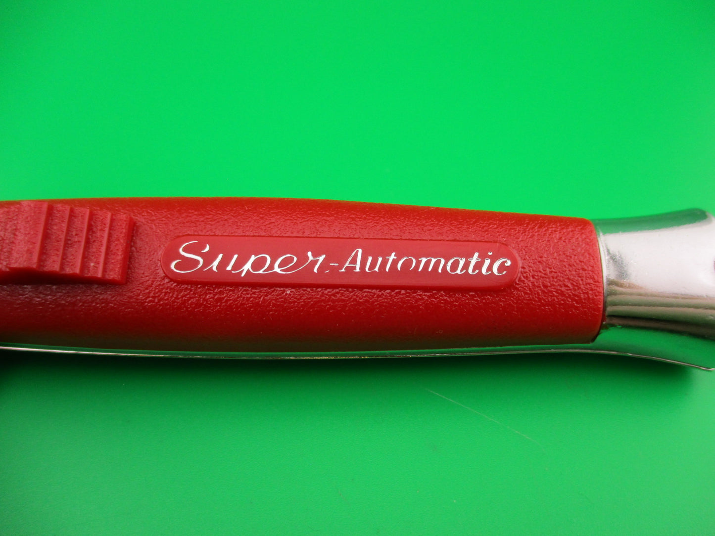STAINLESS STEEL 21cm Super-automatic DA OTF Red switchblade knife