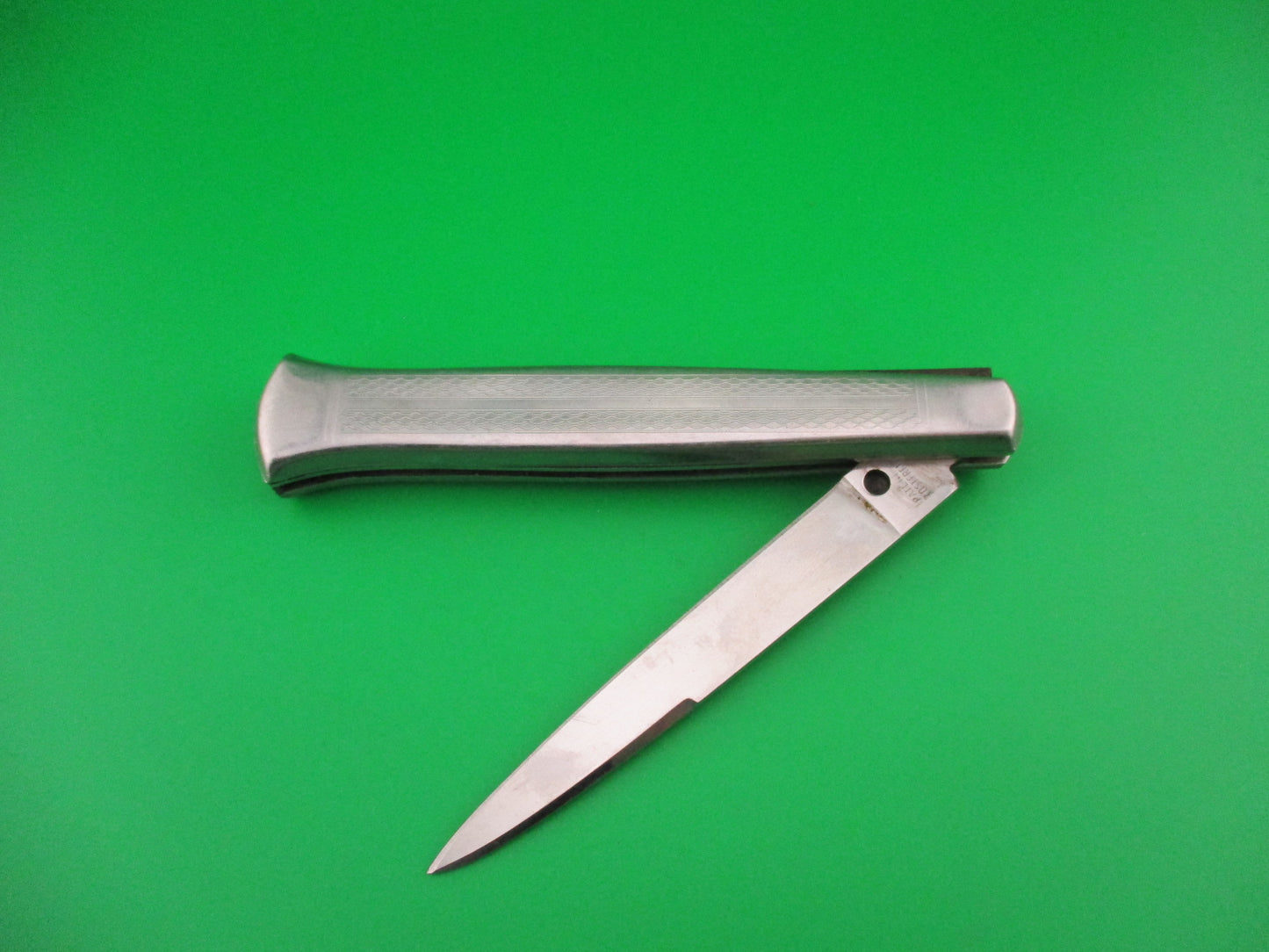 C JUL HERBERTZ PATENT IMPORT 22cm Italian fishtail all metal automatic knife