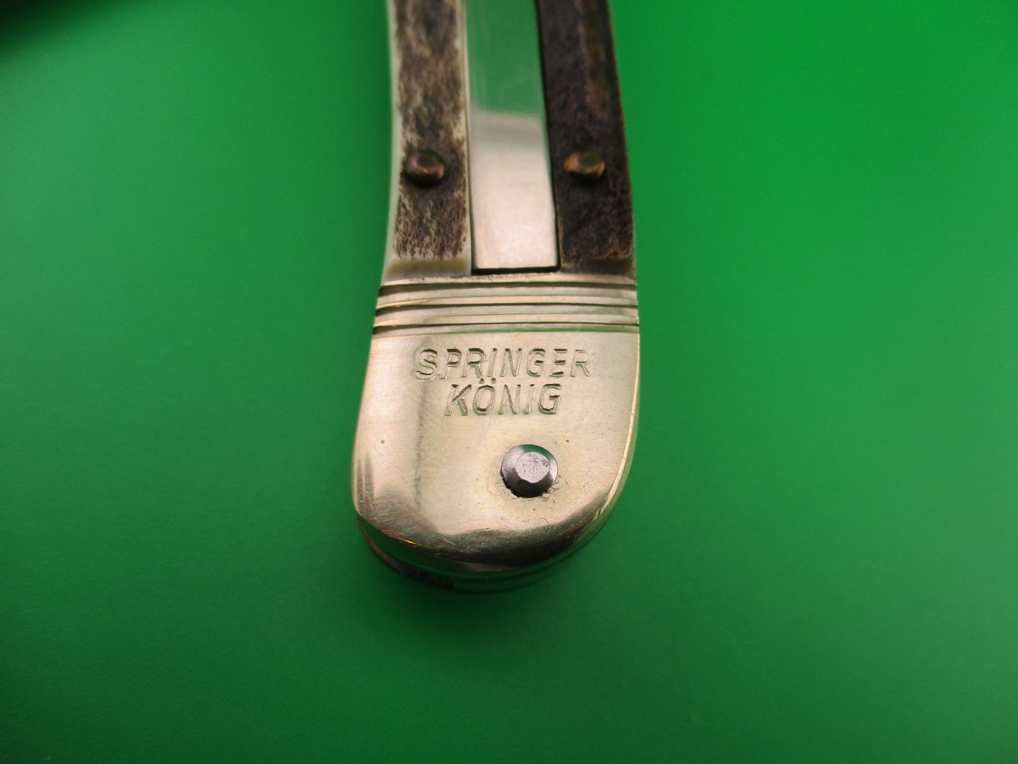 WEIDMANNS HEIL SOLINGEN GERMANY 10cm German Lever Stag automatic knife