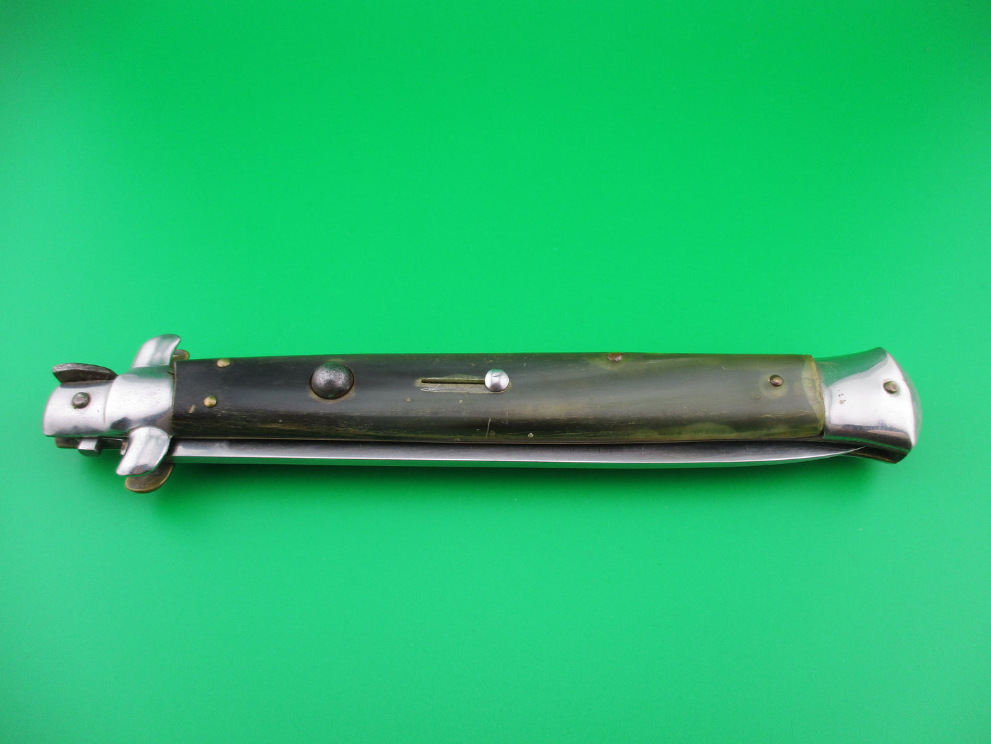 z B Rostfrei 33cm Italian Vintage swivel bolster stiletto automatic knife