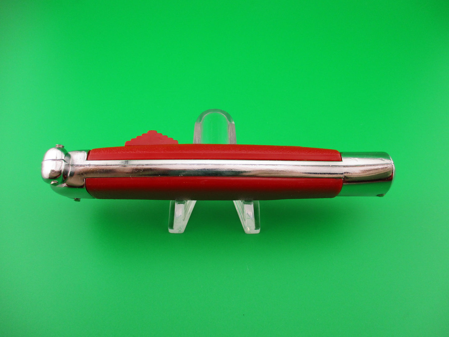 STAINLESS STEEL 21cm Super-automatic DA OTF Red switchblade knife