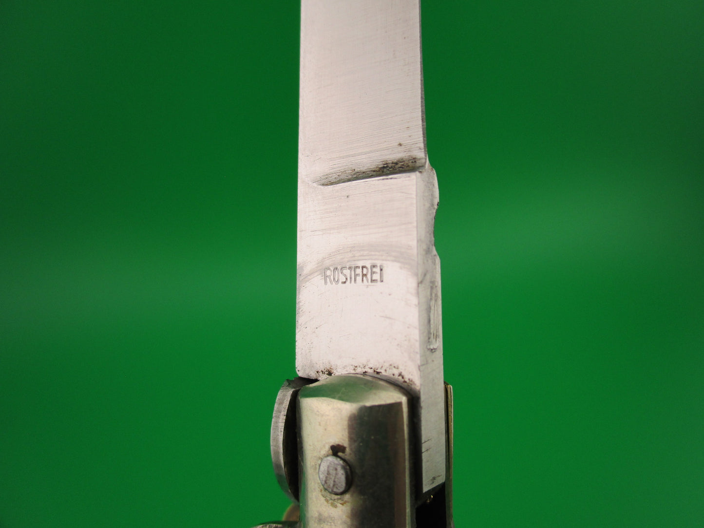 C JUL HERBERTZ IMPORT 20cm Italian Transitional Stag Red Dot automatic knife