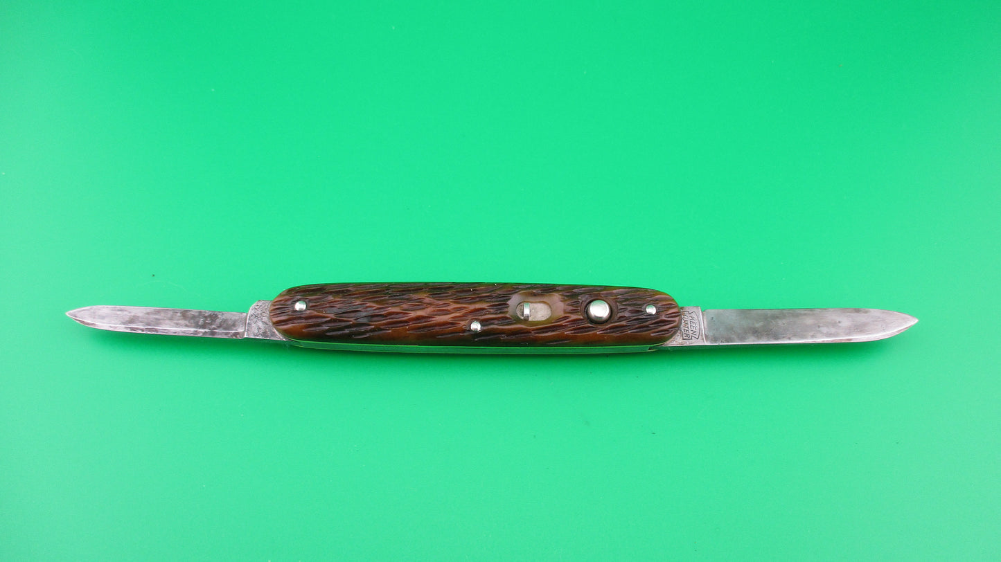 KEEN KUTTER medium Double Jigged Bone switchblade knife KS309