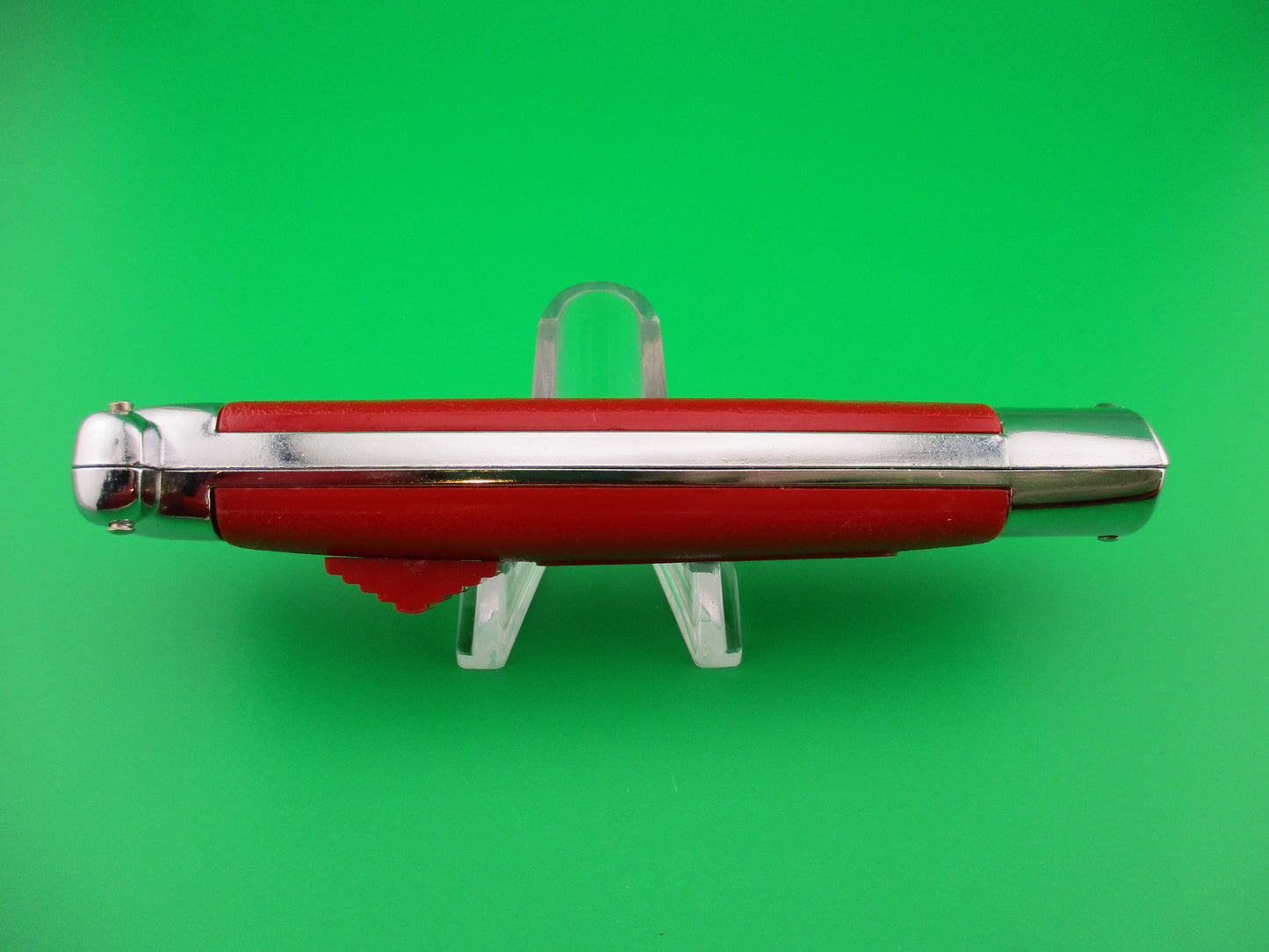 STAINLESS STEEL 21cm Super-automatic DA OTF Red switchblade knife