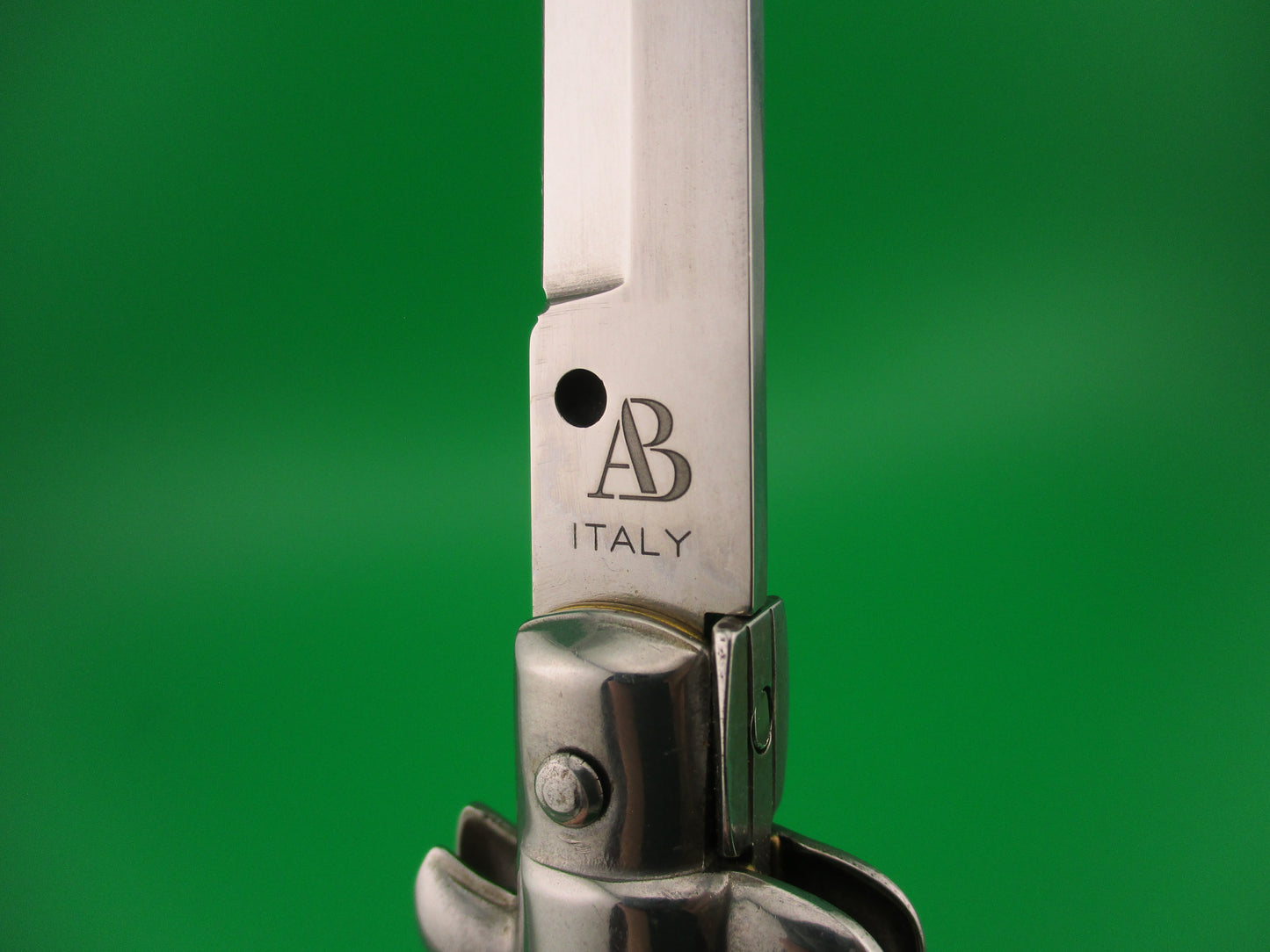 AB ITALY 23cm Italian Picklock Stag vintage 1980s automatic knife