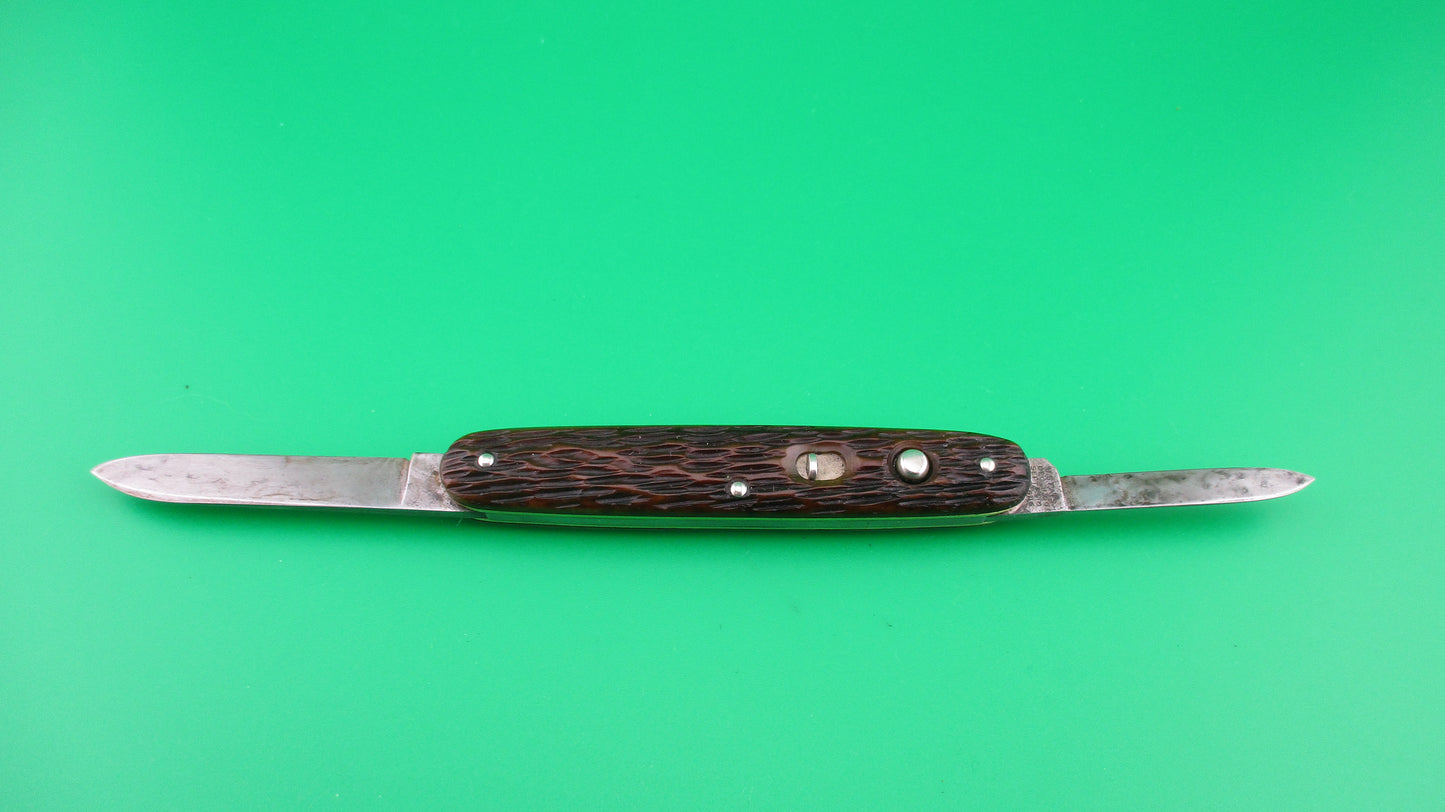 KEEN KUTTER medium Double Jigged Bone switchblade knife KS309