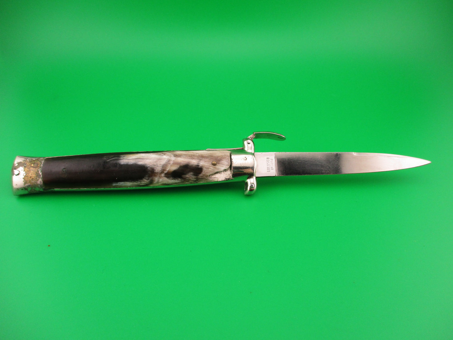 z C JUL HERBERTZ 21cm 1960s Italian Trapdoor OTF switchblade knife flawed