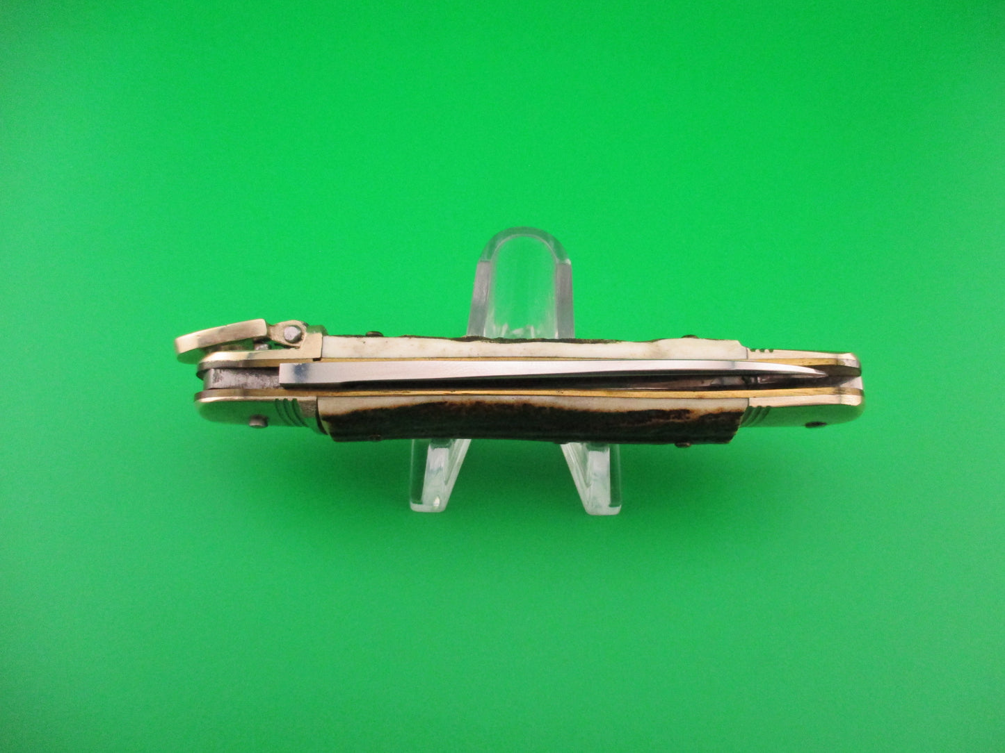WEIDMANNS HEIL SOLINGEN GERMANY 10cm German Lever Stag automatic knife