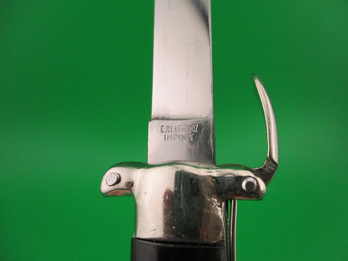 z C JUL HERBERTZ 21cm 1960s Italian Trapdoor OTF switchblade knife flawed